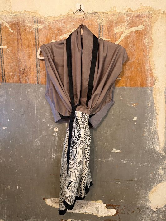 NEW COLLECTION - GILET MALIPARMI IN SETA