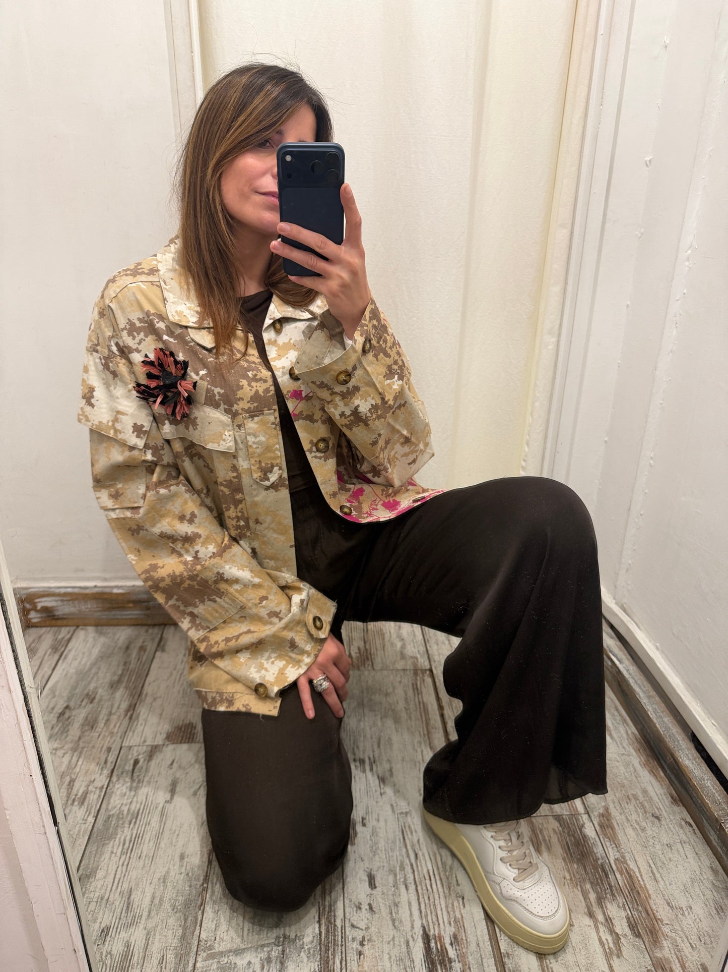 NEW COLLECTION - SAHARIANA TROMPÉ CAMOUFLAGE BEIGE