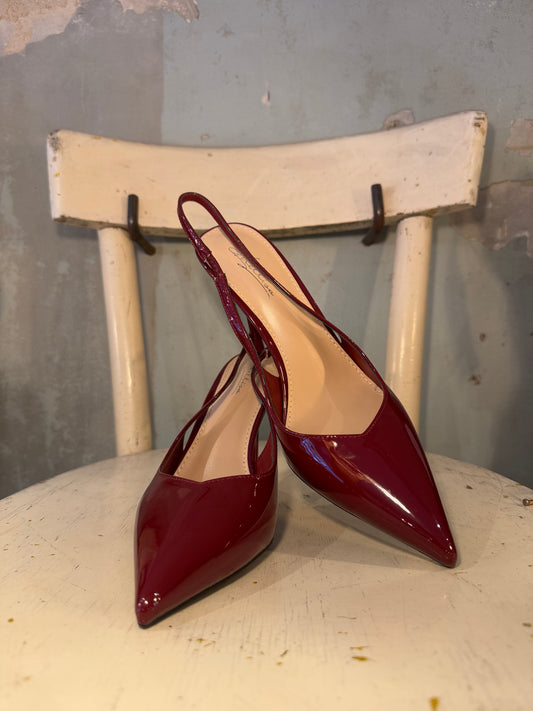 DECOLLETÈ SLINGBACK VERNICE BORDEAUX