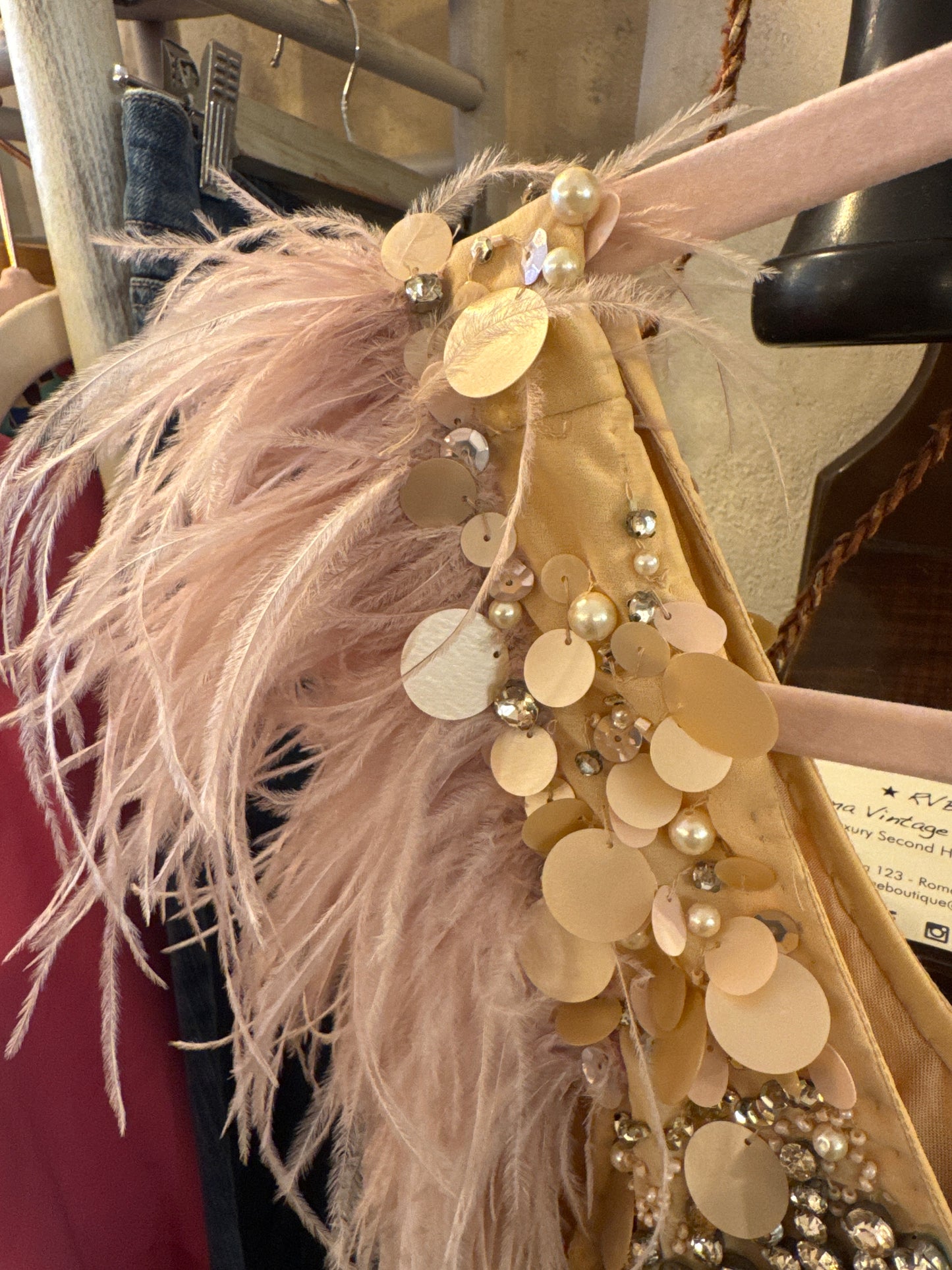 ABITO ELISABETTA FRANCHI CIPRIA CON RICAMI E PAILLETTES