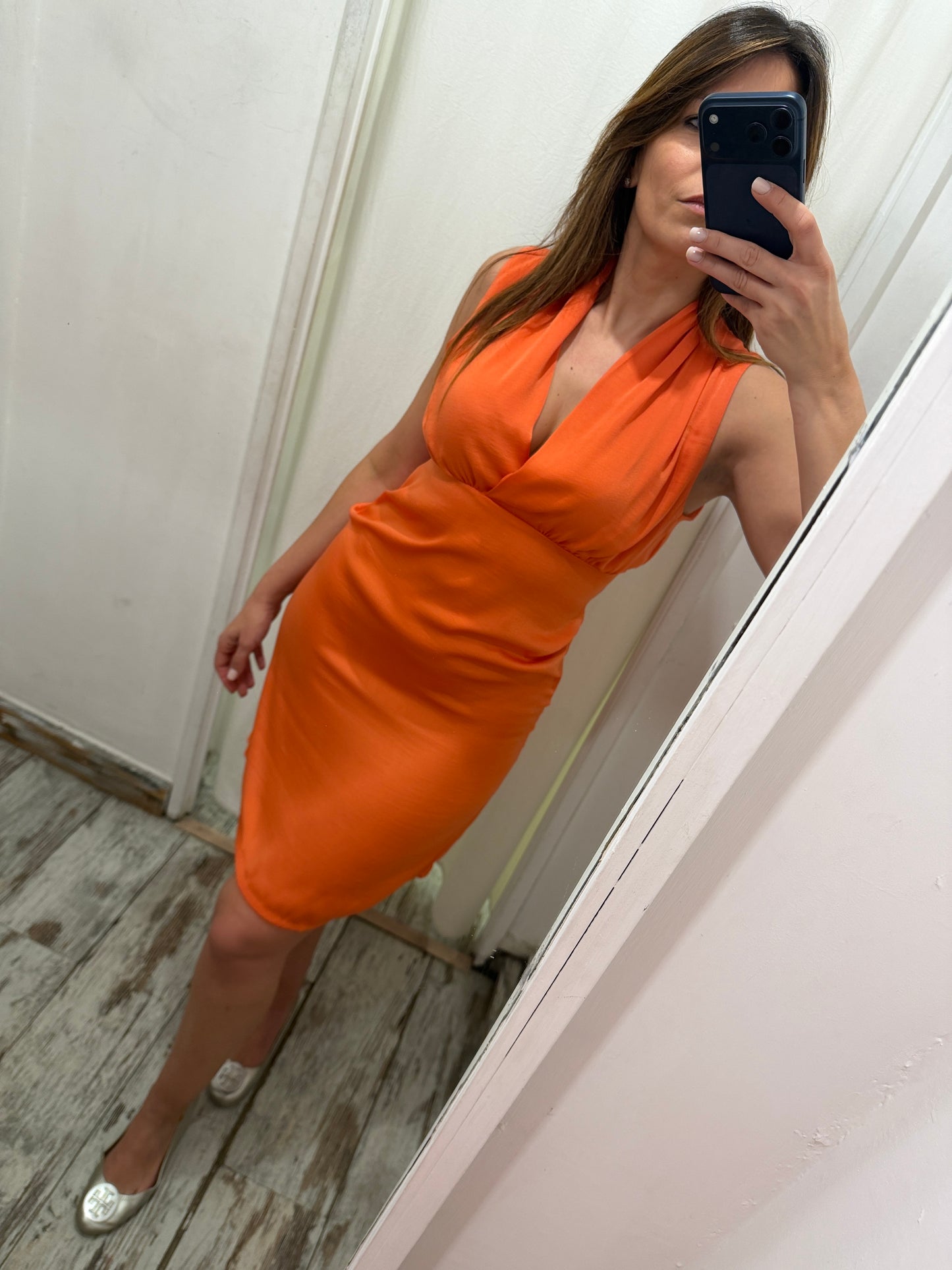 NEW COLLECTION - ABITO ST.MARTINS ARANCIO SATIN