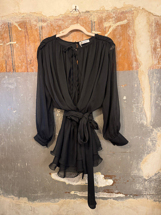 NEW COLLECTION - ABITO CHIFFON NERO