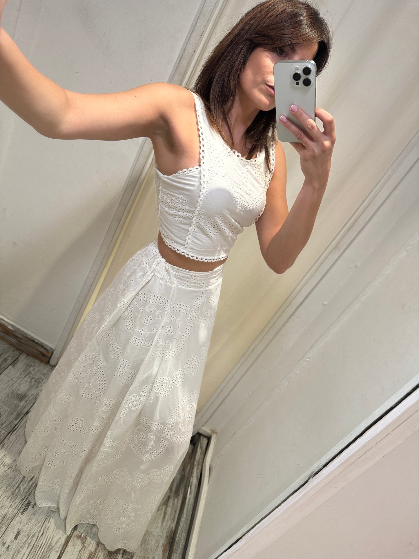 NEW COLLECTION - COORDINATO SANGALLO BIANCO