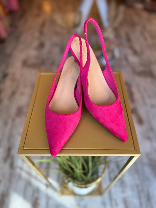 DECOLLETÈ SLINGBACK FUCSIA