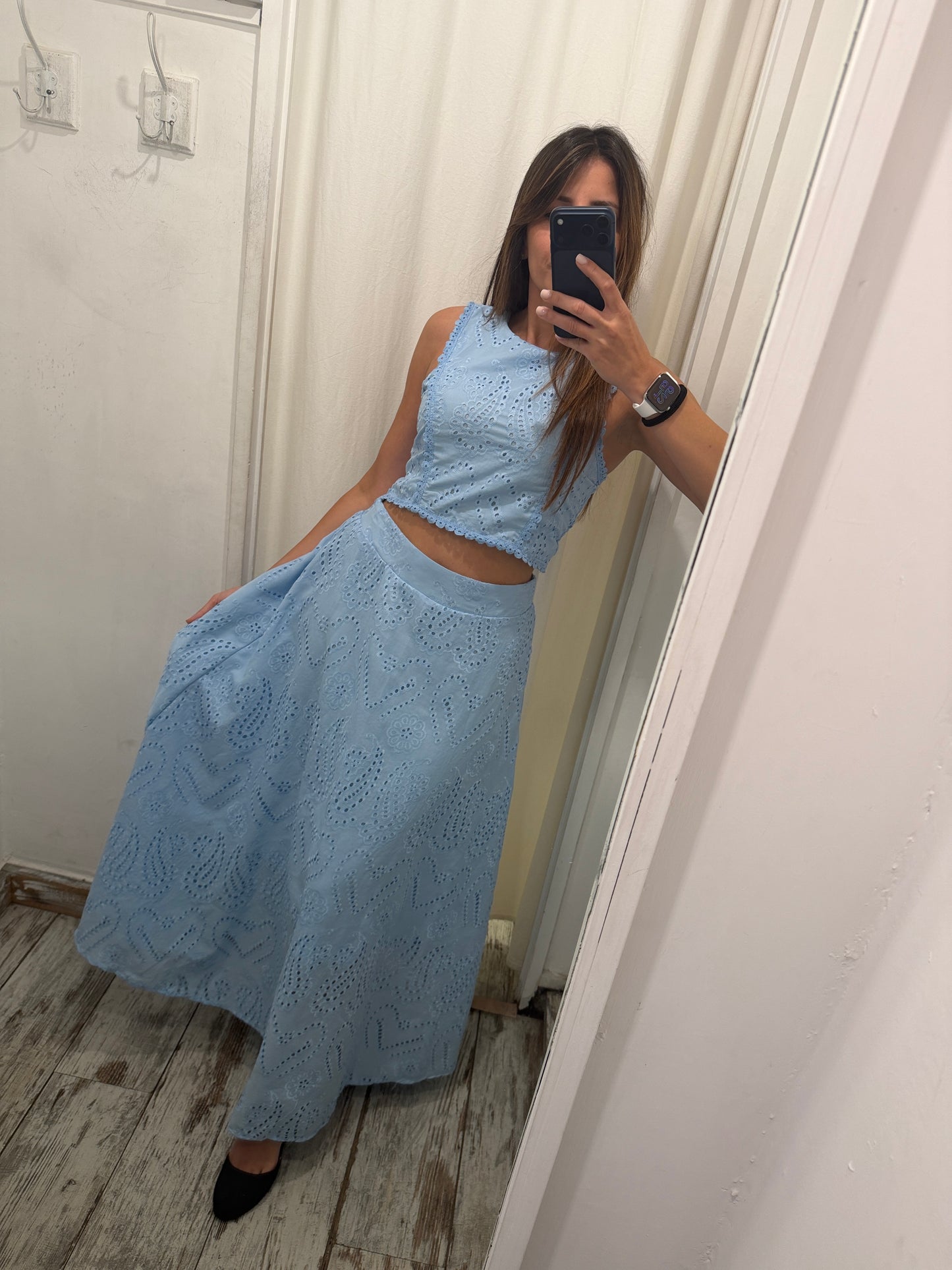 NEW COLLECTION - COORDINATO SANGALLO CELESTE