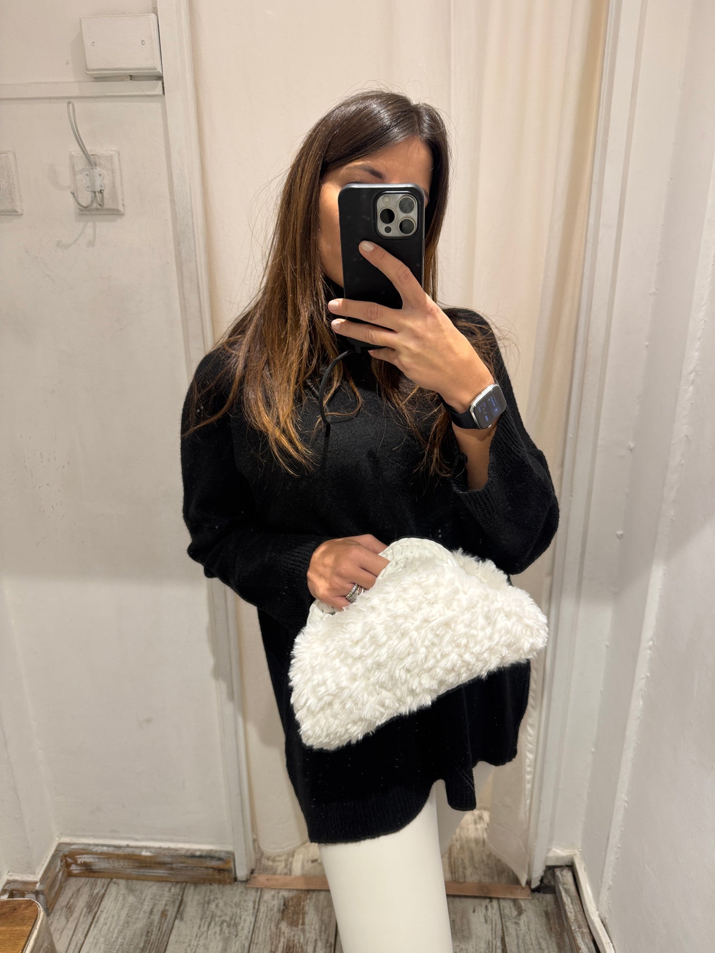 CLUTCH BAG BIANCA ECOPELLICCIA