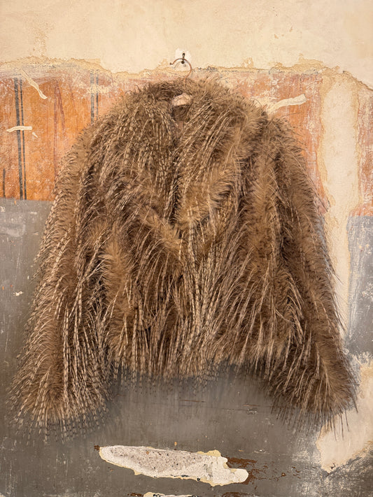 ECOPELLICCIA PIUME BEIGE