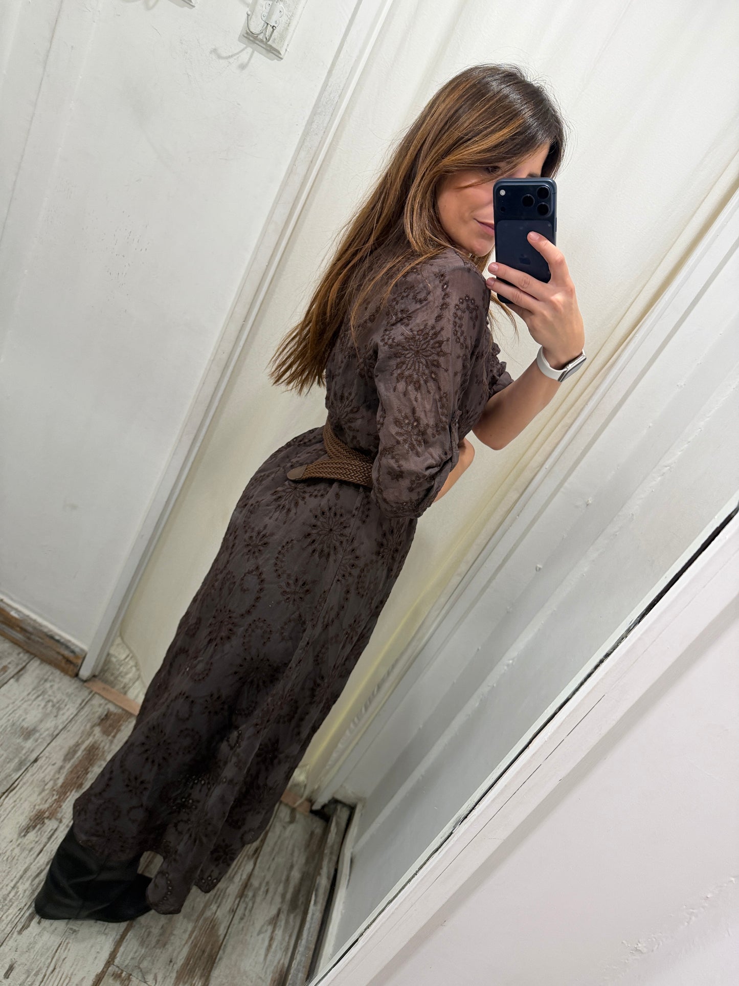 NEW COLLECTION - ABITO CHEMISIER SANGALLO MARRONE