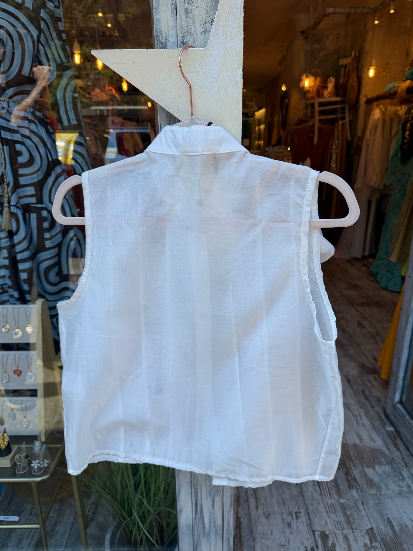 NEW COLLECTION - CAMICIA ROUCHES BIANCO