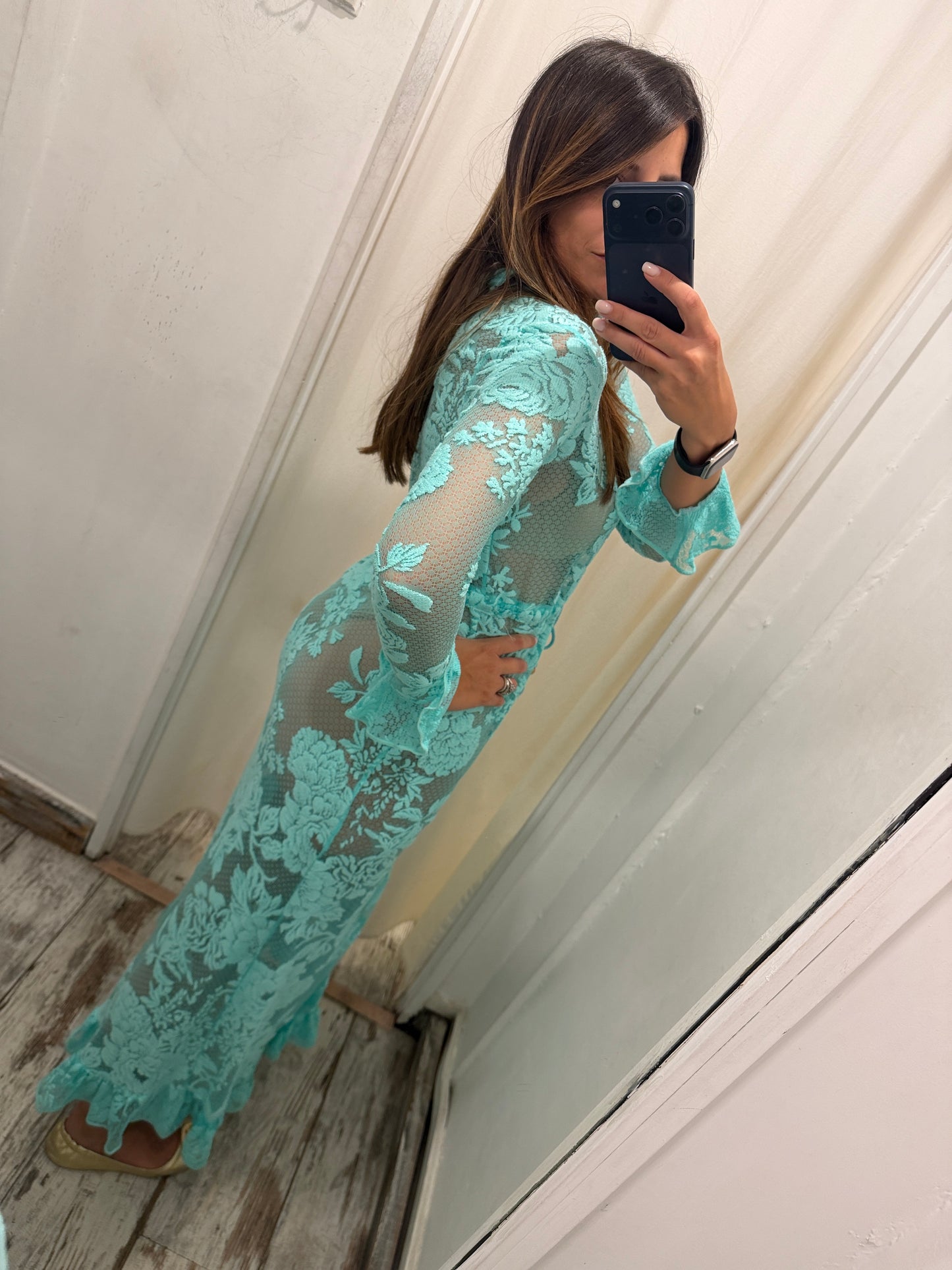 CHEMISIER RAFFAELLA D’ANGELO IN PIZZO TIFFANY