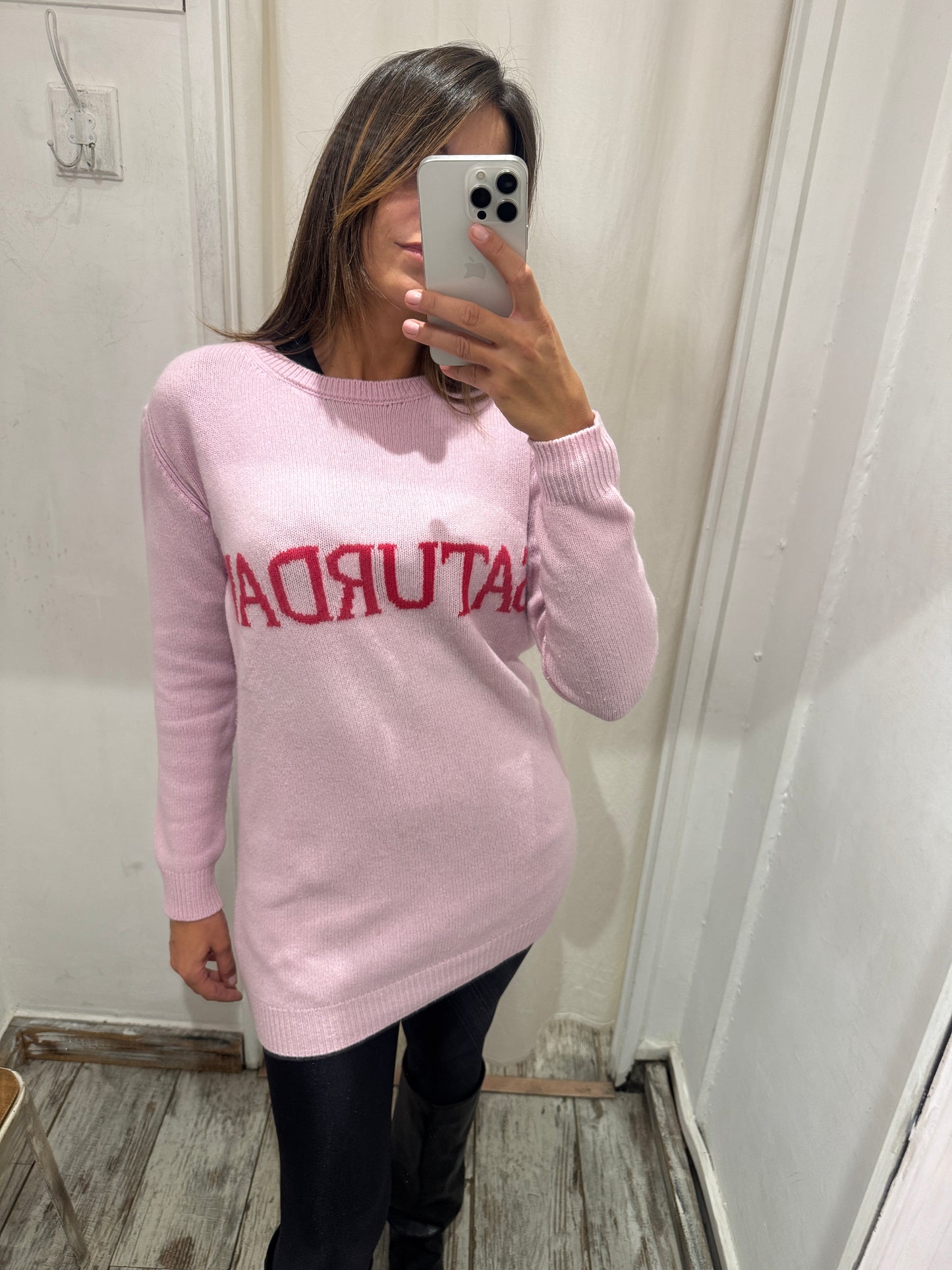 MAGLIA ALBERTA FERRETTI ‘SATURDAY’ ROSA