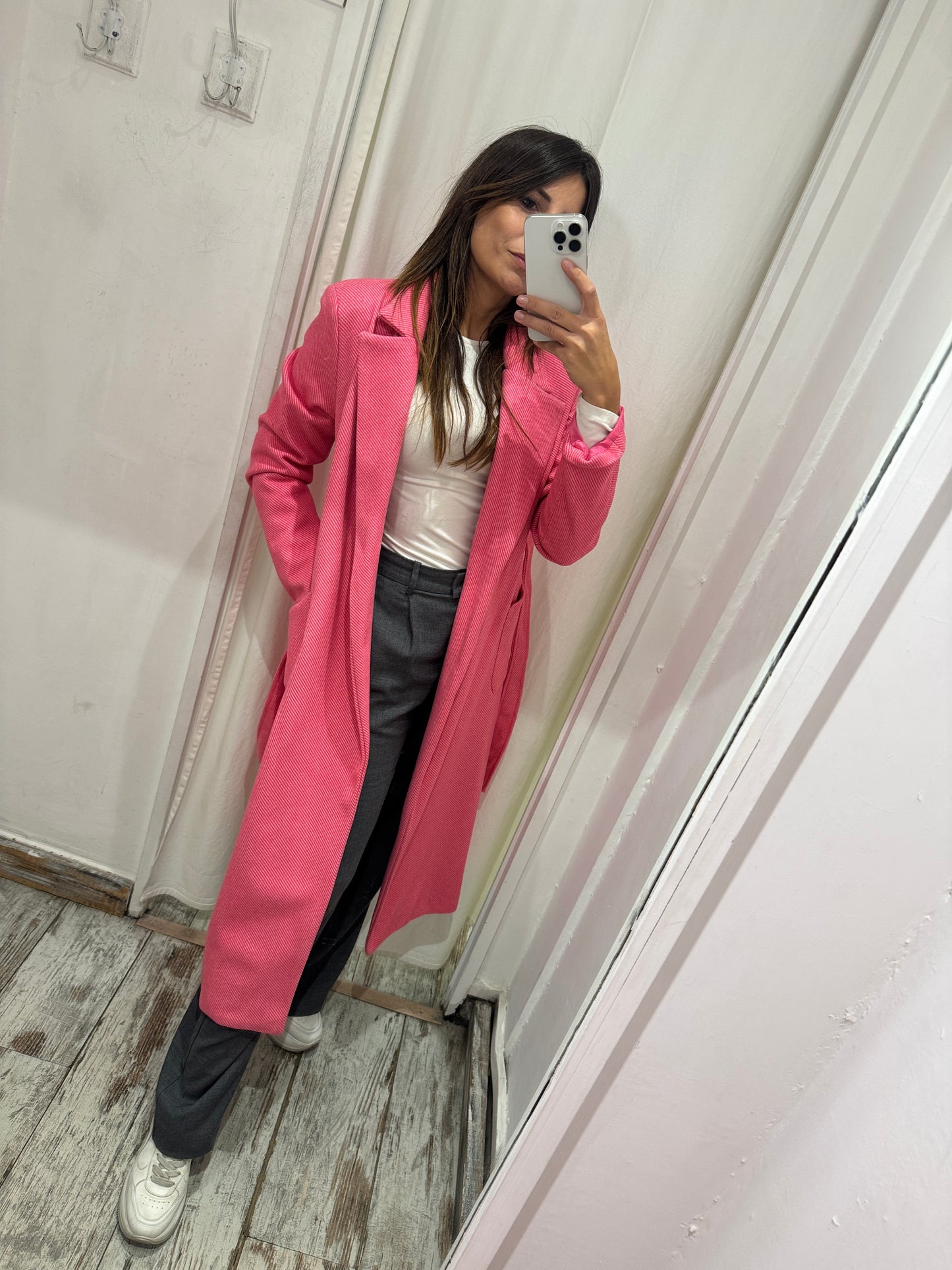 CAPPOTTO LE ROBE A VESTAGLIA ROSA