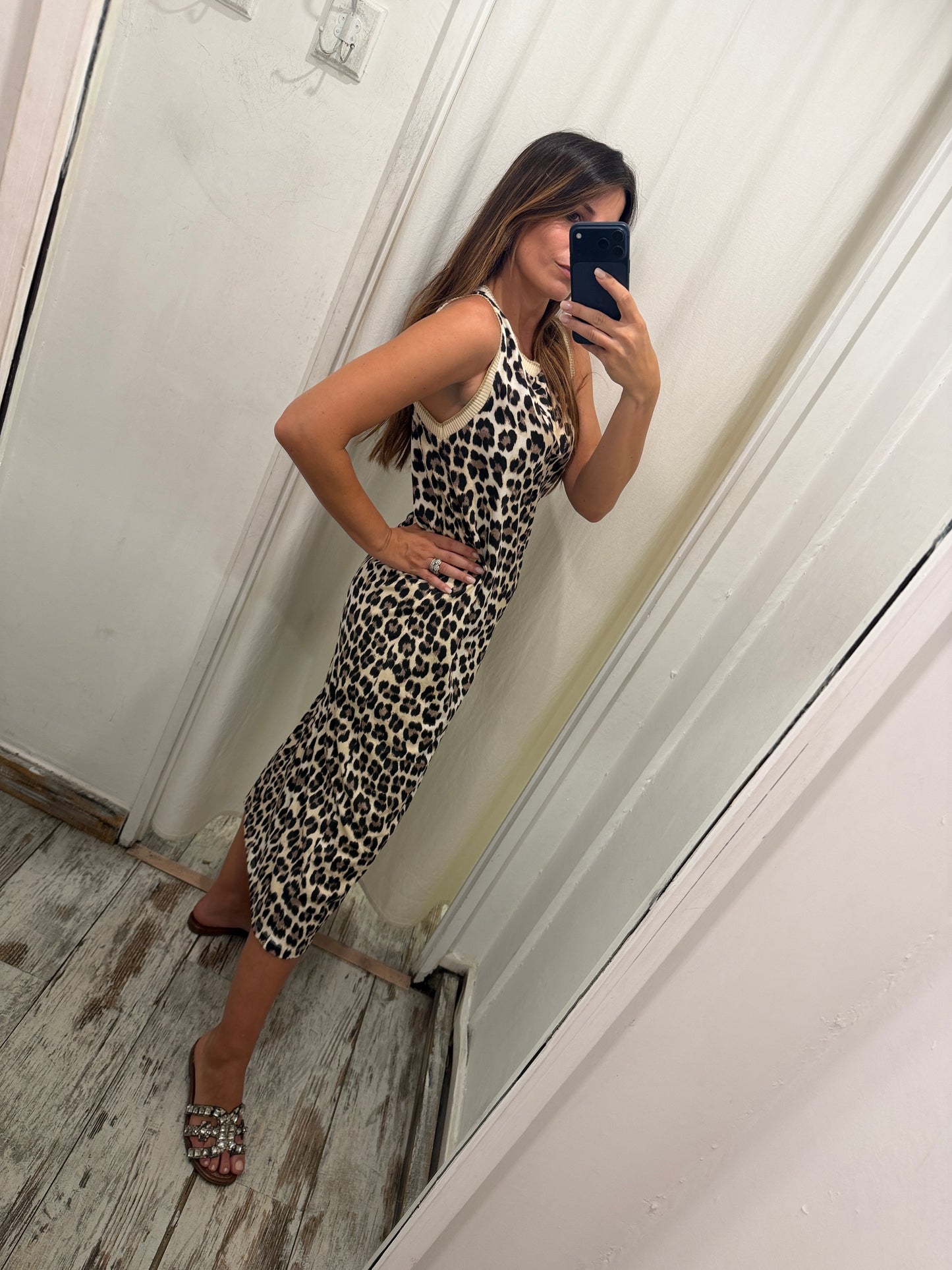 ABITO MIDI ANIMALIER
