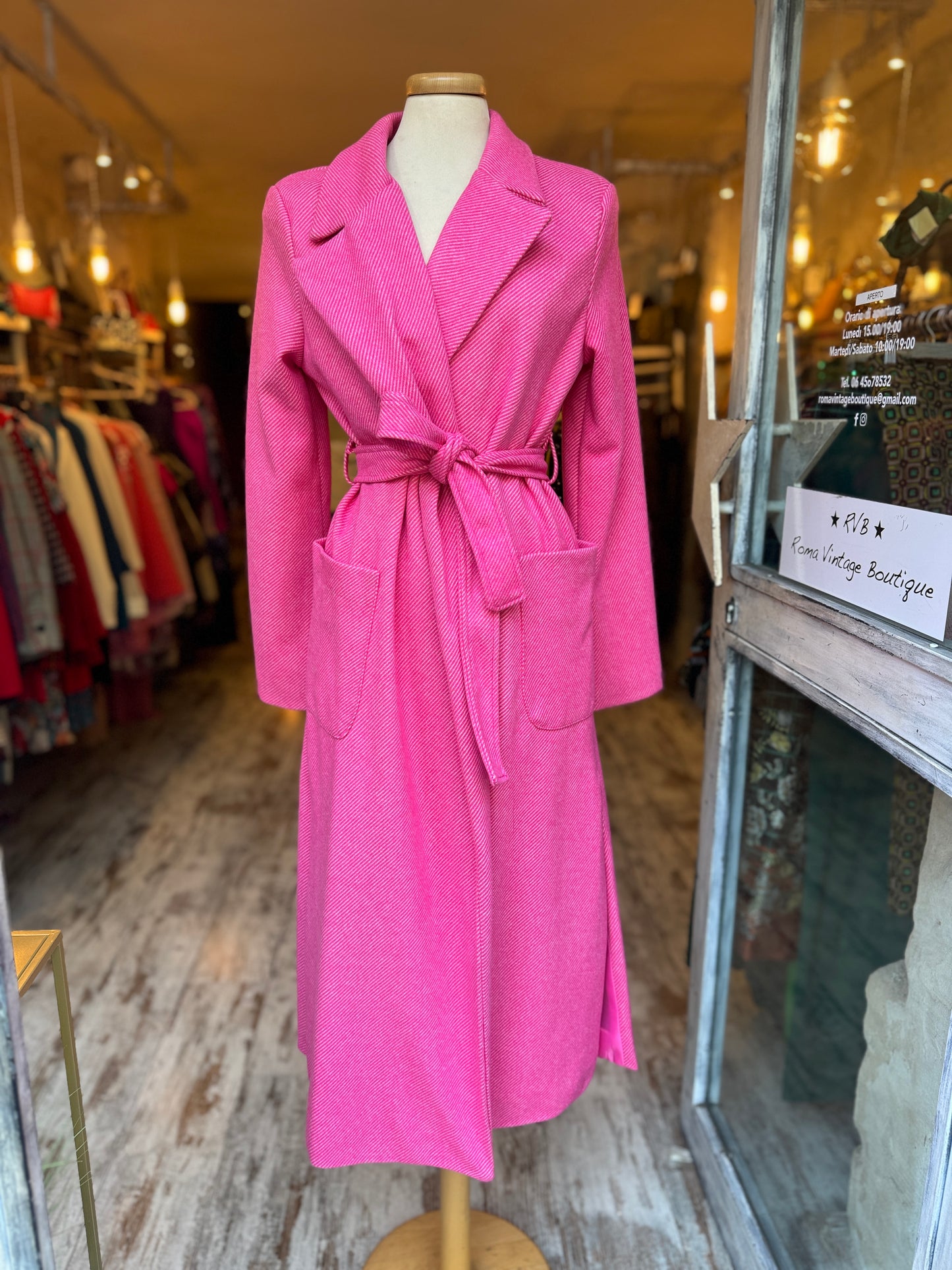 CAPPOTTO LE ROBE A VESTAGLIA ROSA