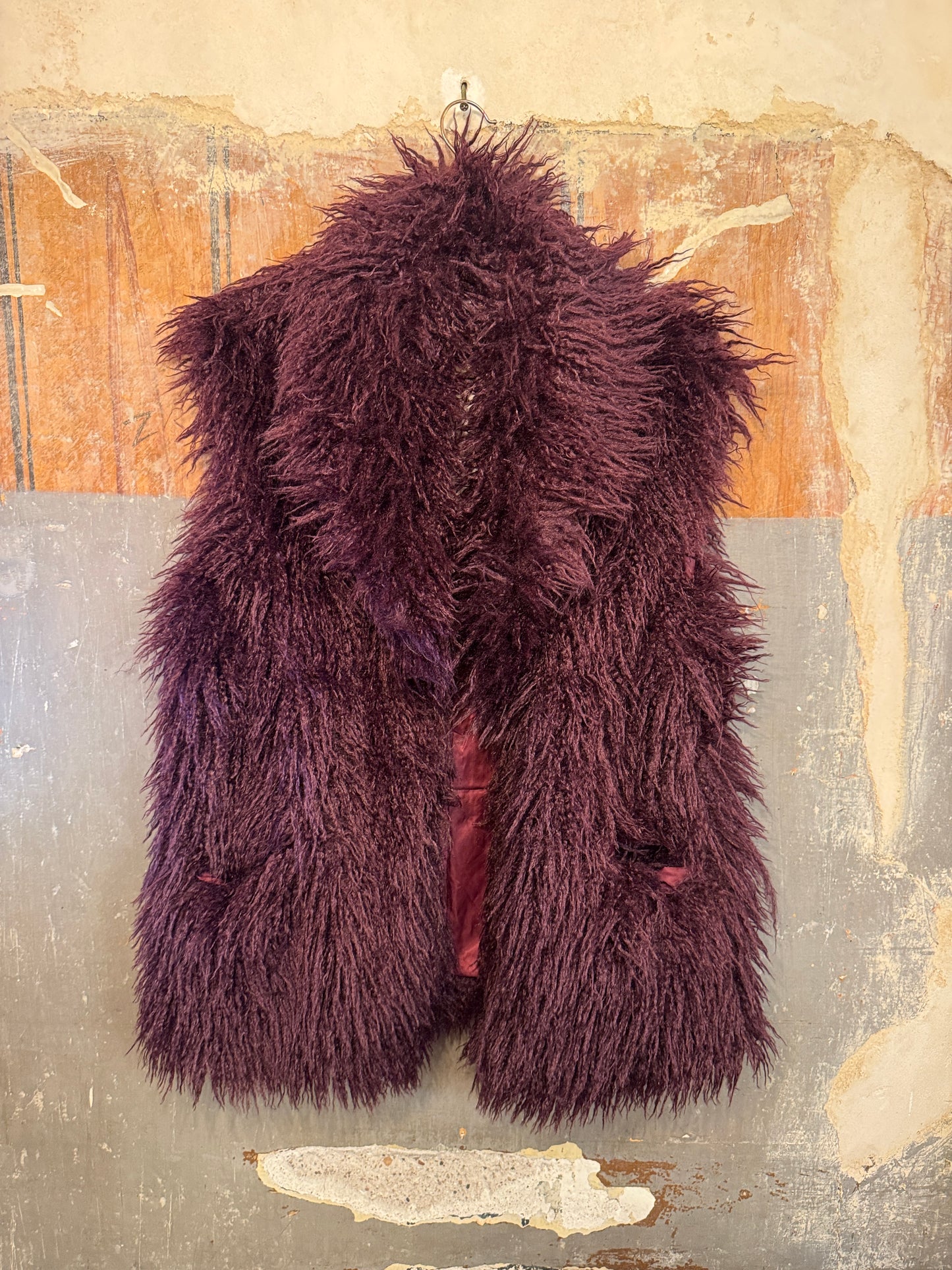 GILET ECOPELLLICCIA MONGOLIA VINACCIA