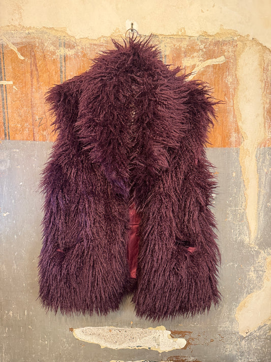 GILET ECOPELLLICCIA MONGOLIA VINACCIA