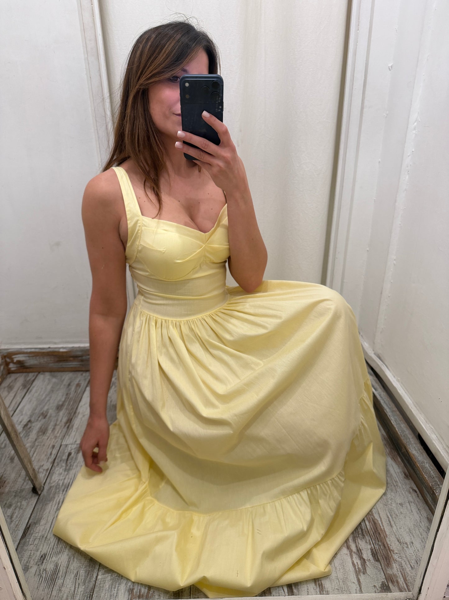 NEW COLLECTION - ABITO LONGUETTE GIALLO CHIARO