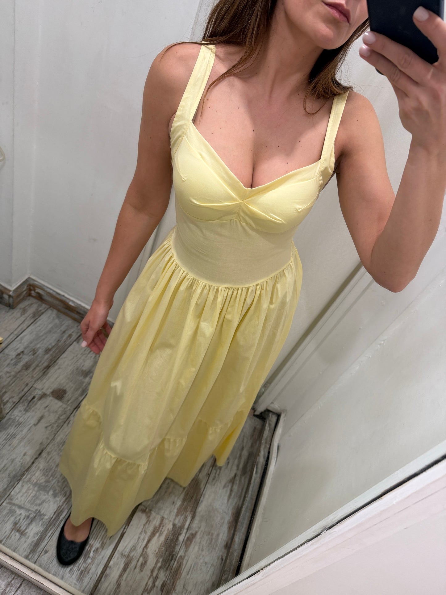 NEW COLLECTION - ABITO LONGUETTE GIALLO CHIARO