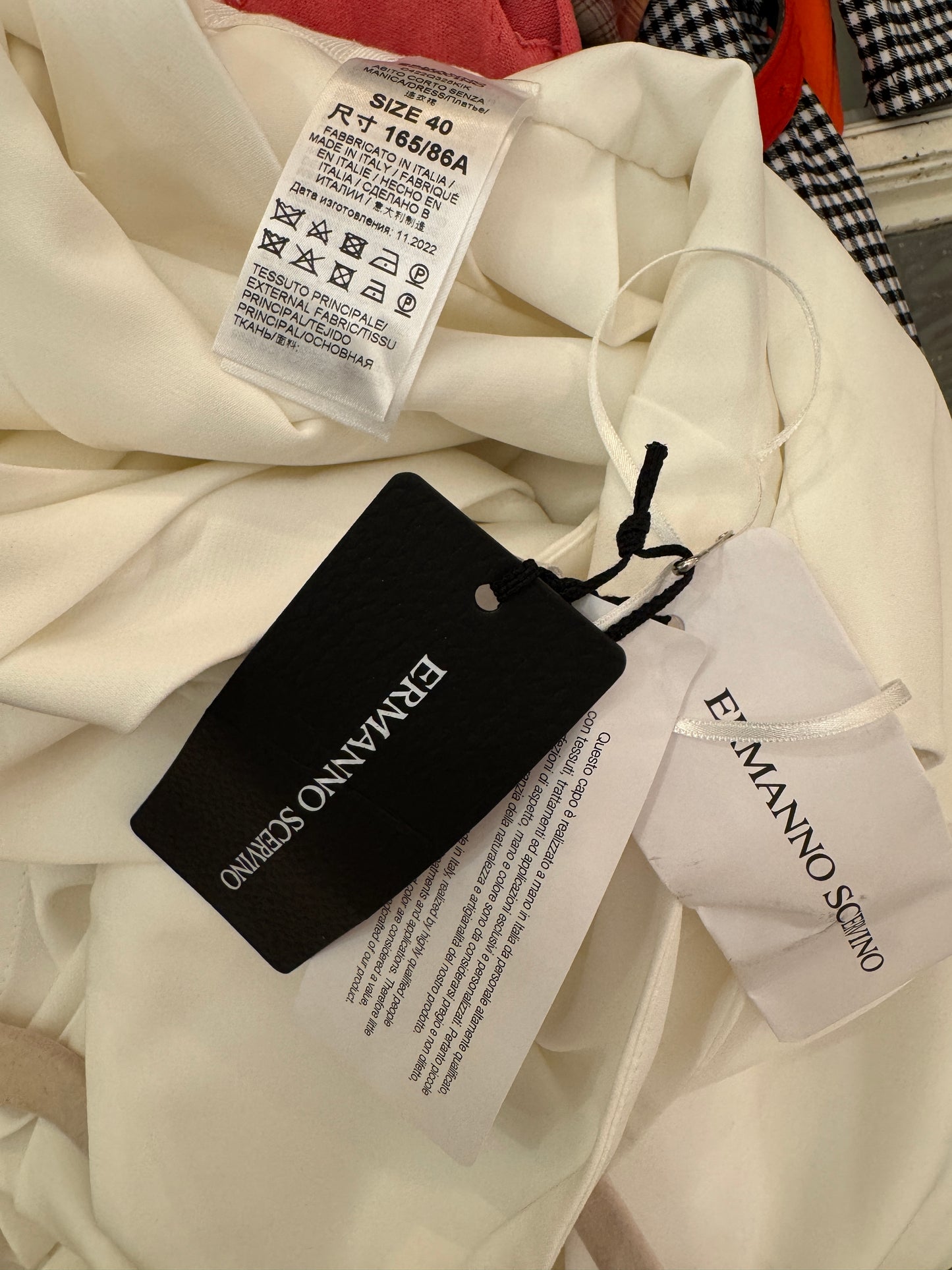 ABITO ERMANNO SCERVINO BIANCO DOPPIOPETTO