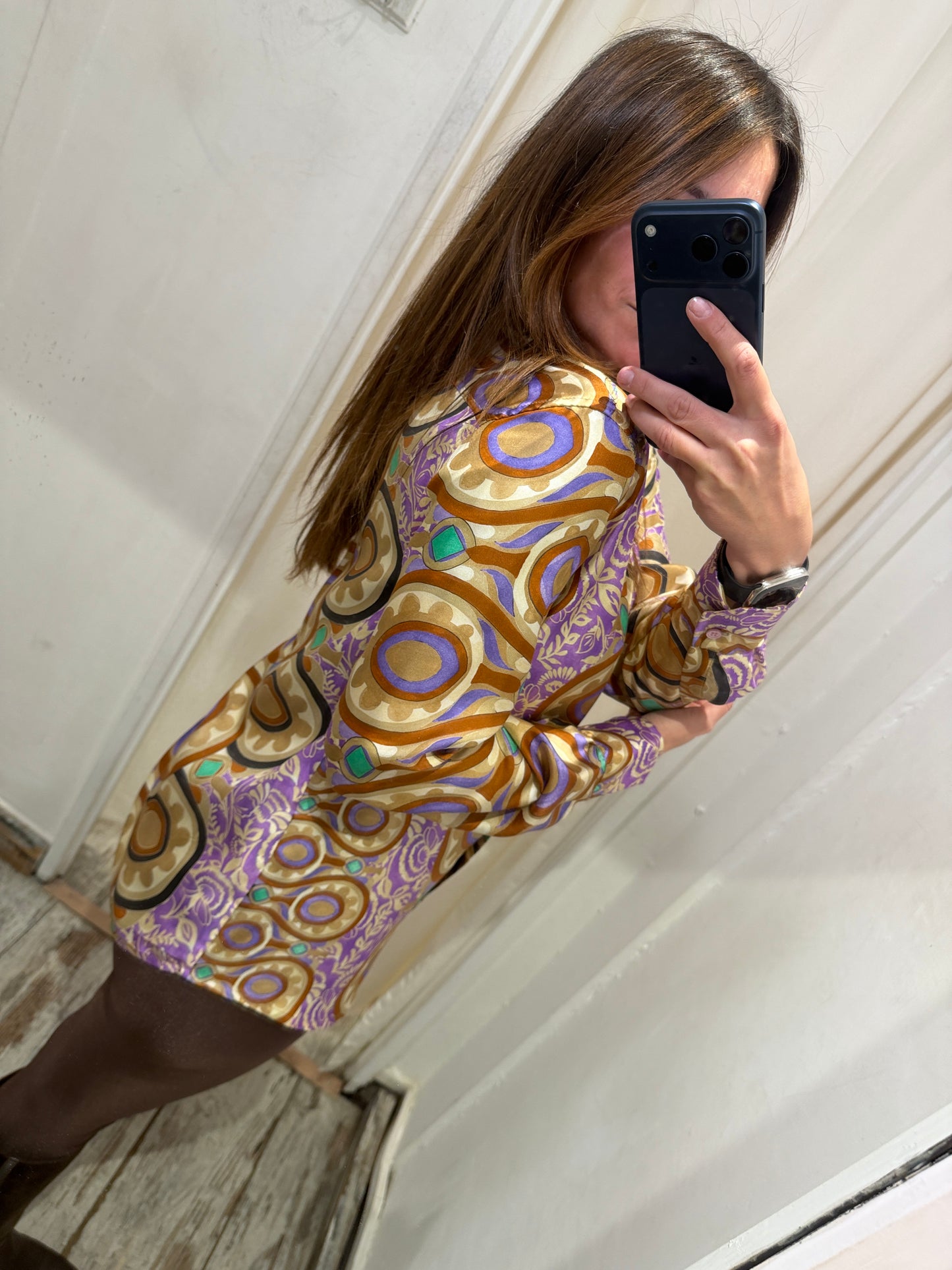 NEW COLLECTION - CAMICIA MALIPARMI SETA MULTICOLORE