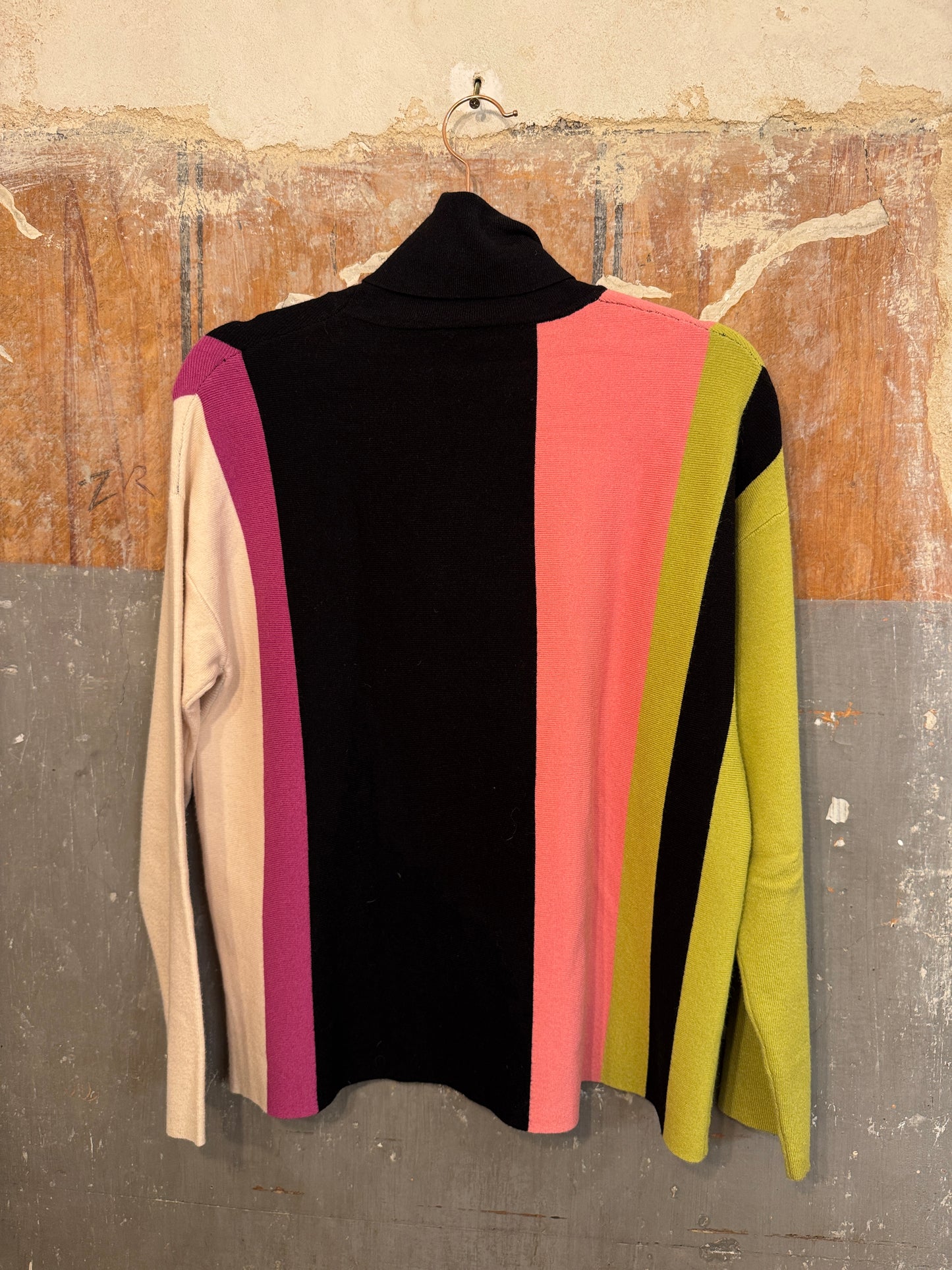 MAGLIA POUR MOI A RIGHE MULTICOLORE
