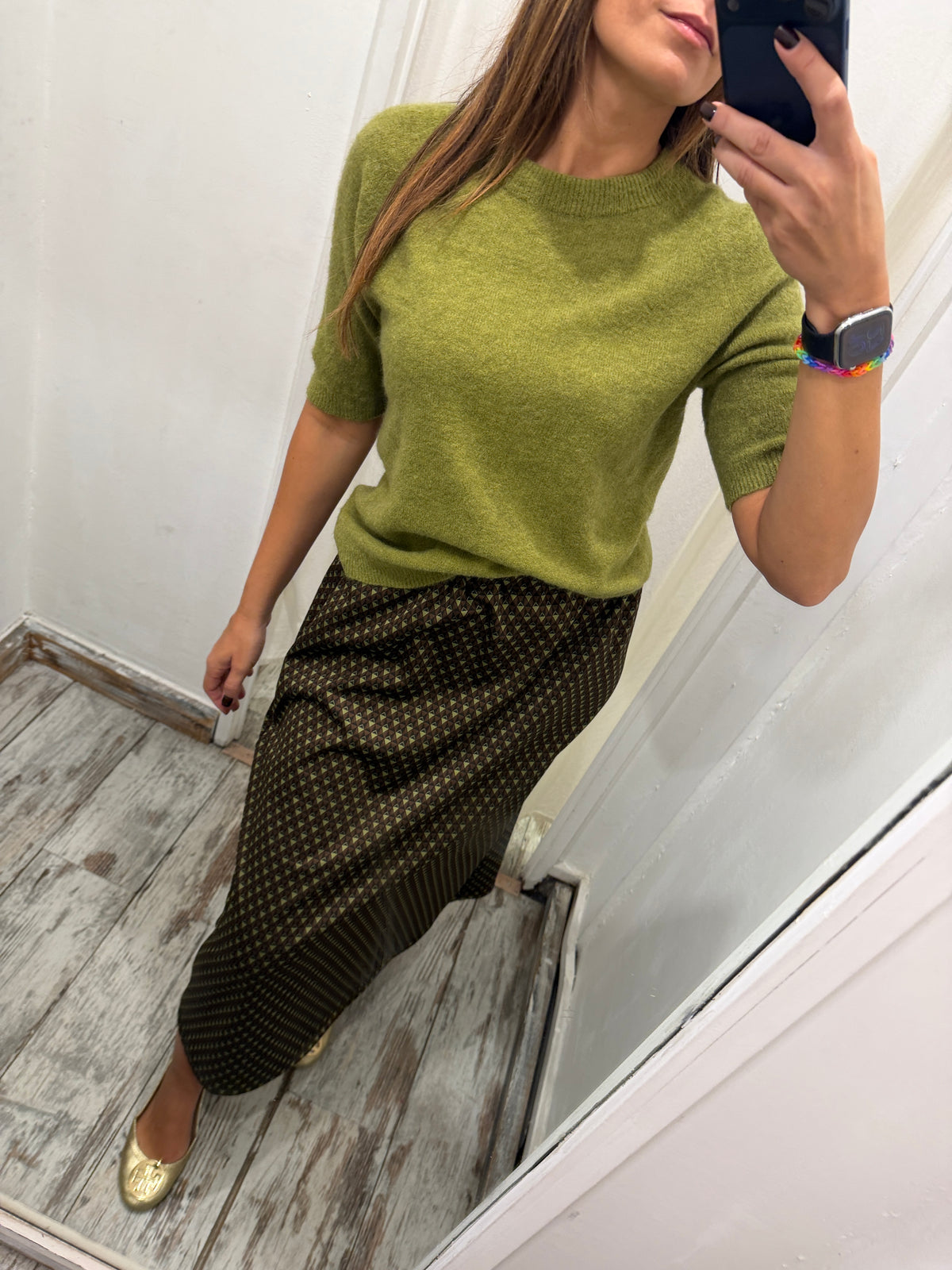 MAGLIA PISTACCHIO 3/4
