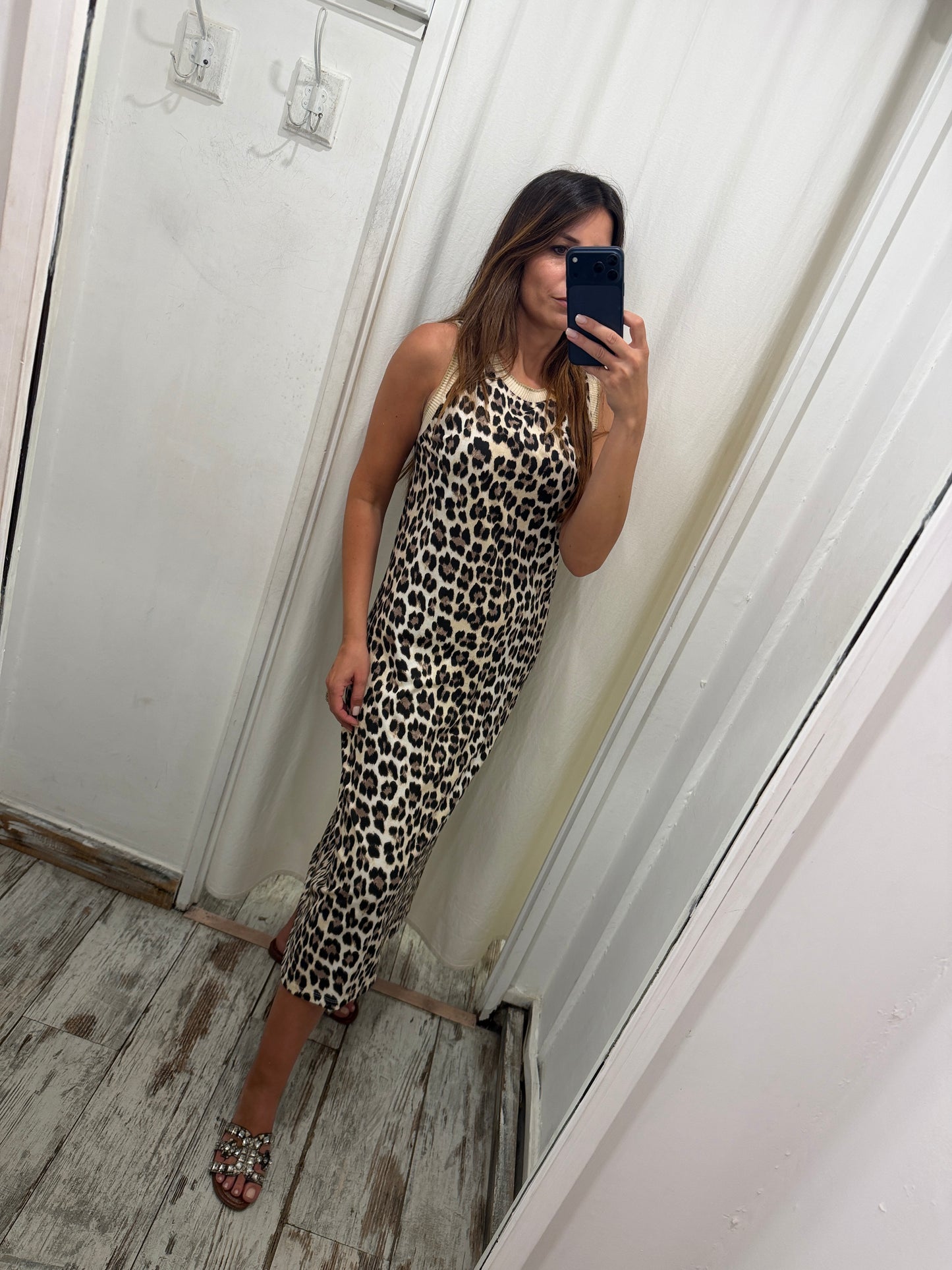 ABITO MIDI ANIMALIER