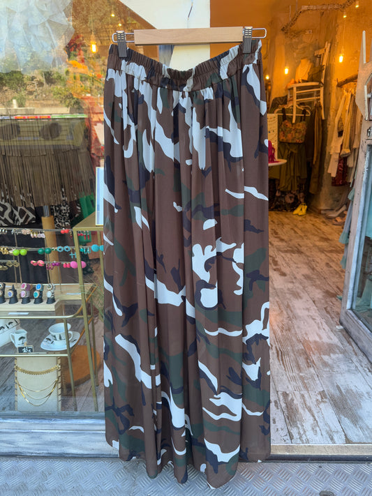 GONNA LUNGA CAMOUFLAGE