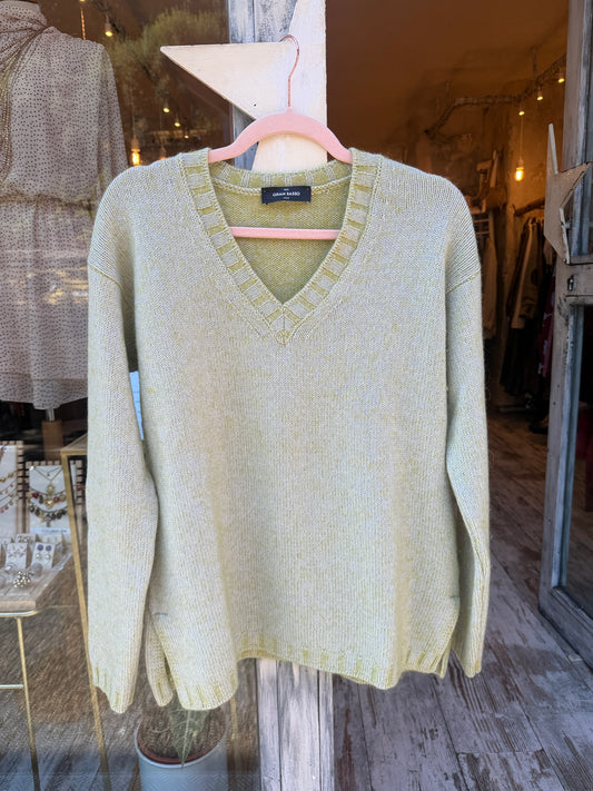 MAGLIONE GRANSASSO VERDE SALVIA