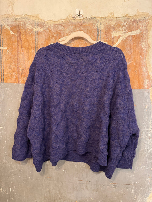 MAGLIA KUIT KUIT VIOLA OVER