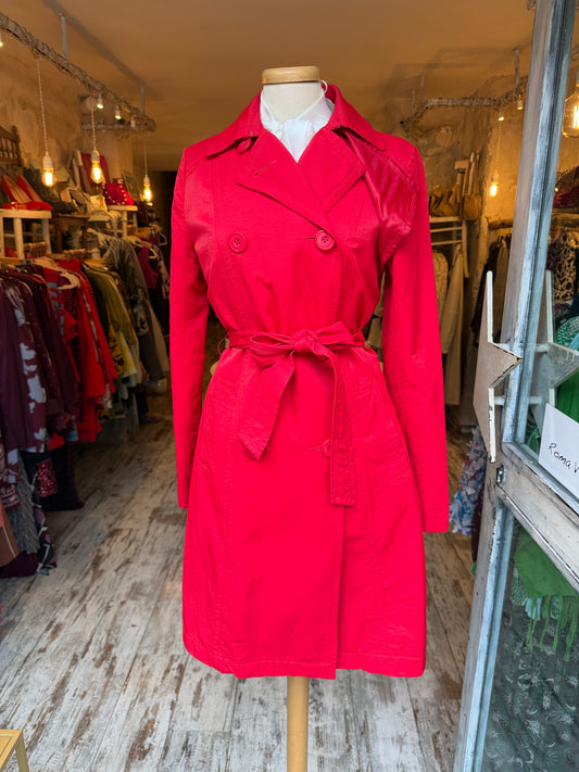 TRENCH JUST DESIGN ROSSO