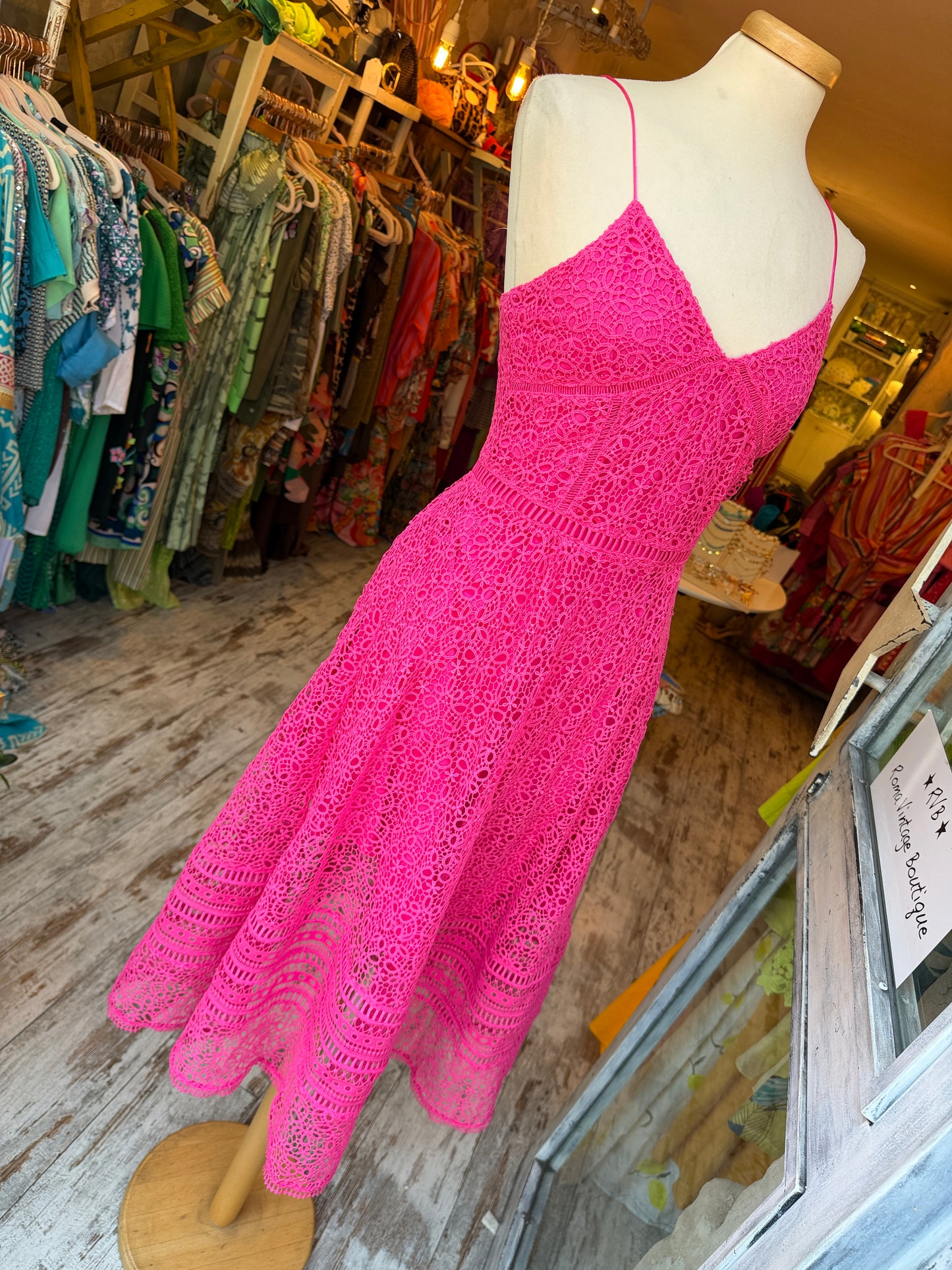 ABITO MAX&CO PIZZO FUCSIA