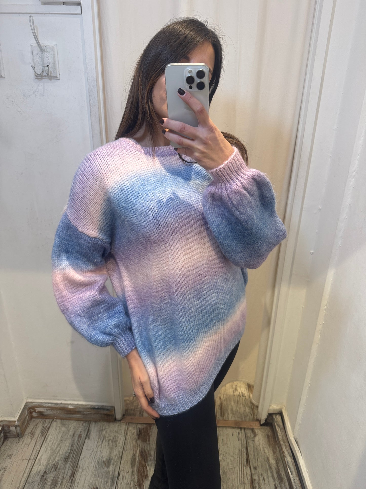 MAGLIA SFUMATA LILLA