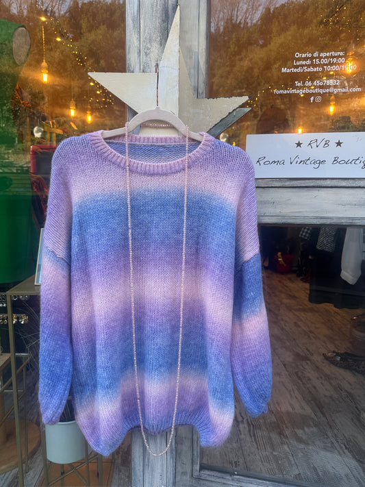 MAGLIA SFUMATA LILLA