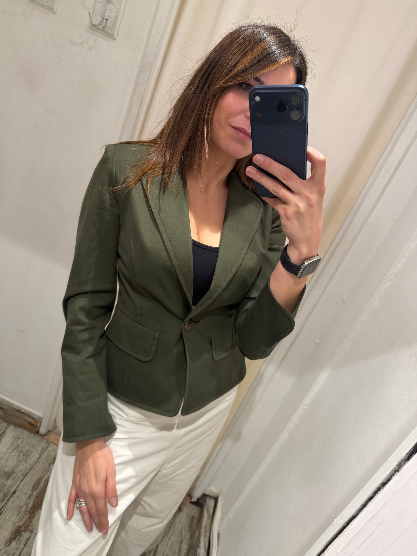 NEW COLLECTION - BLAZER VALENTINO VERDE MILITARE