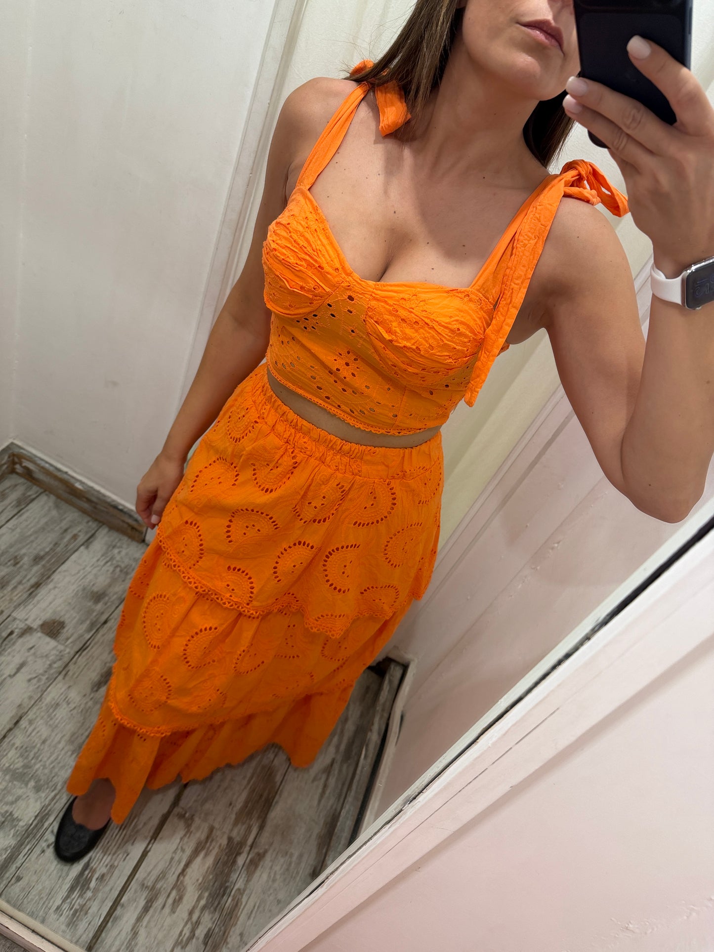 NEW COLLECTION - COORDINATO SANGALLO ARANCIO