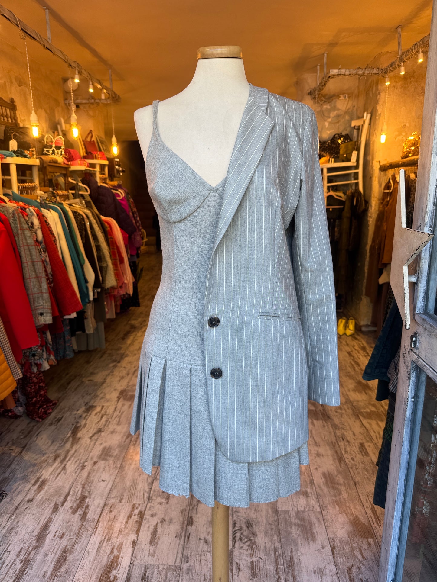 BLAZER TRUE TRADITION GRIGIO GESSATO