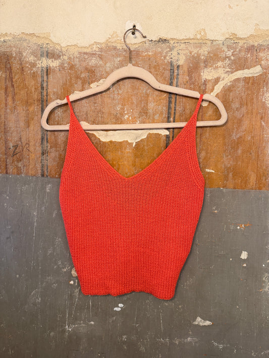 TOP CROP ARANCIONE