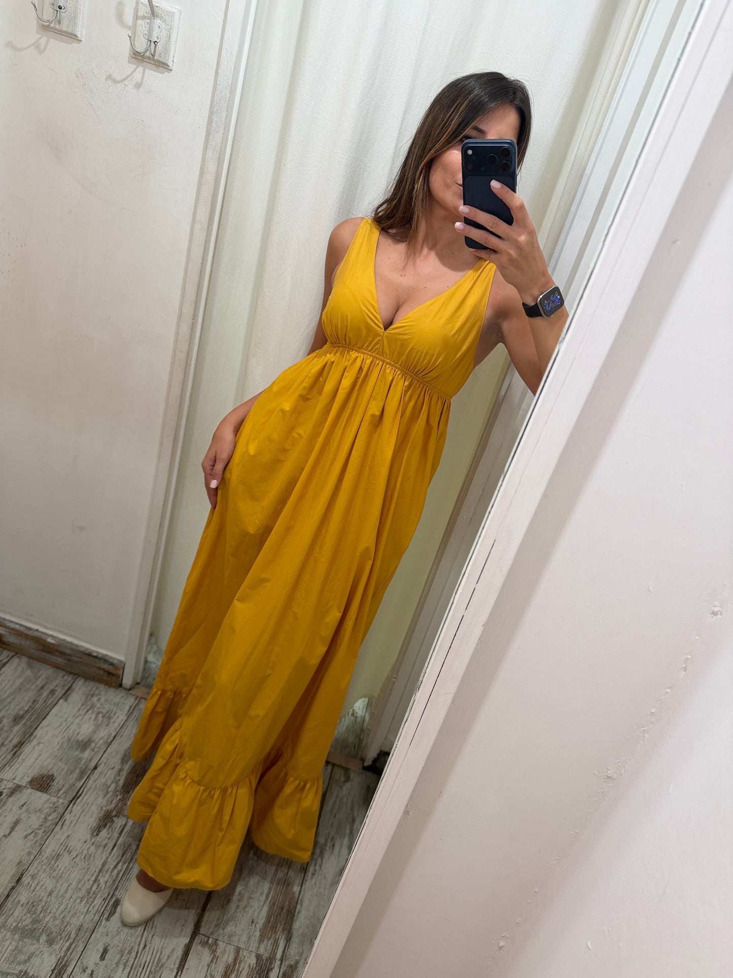 ABITO MANILA GRACE GIALLO LUNGO