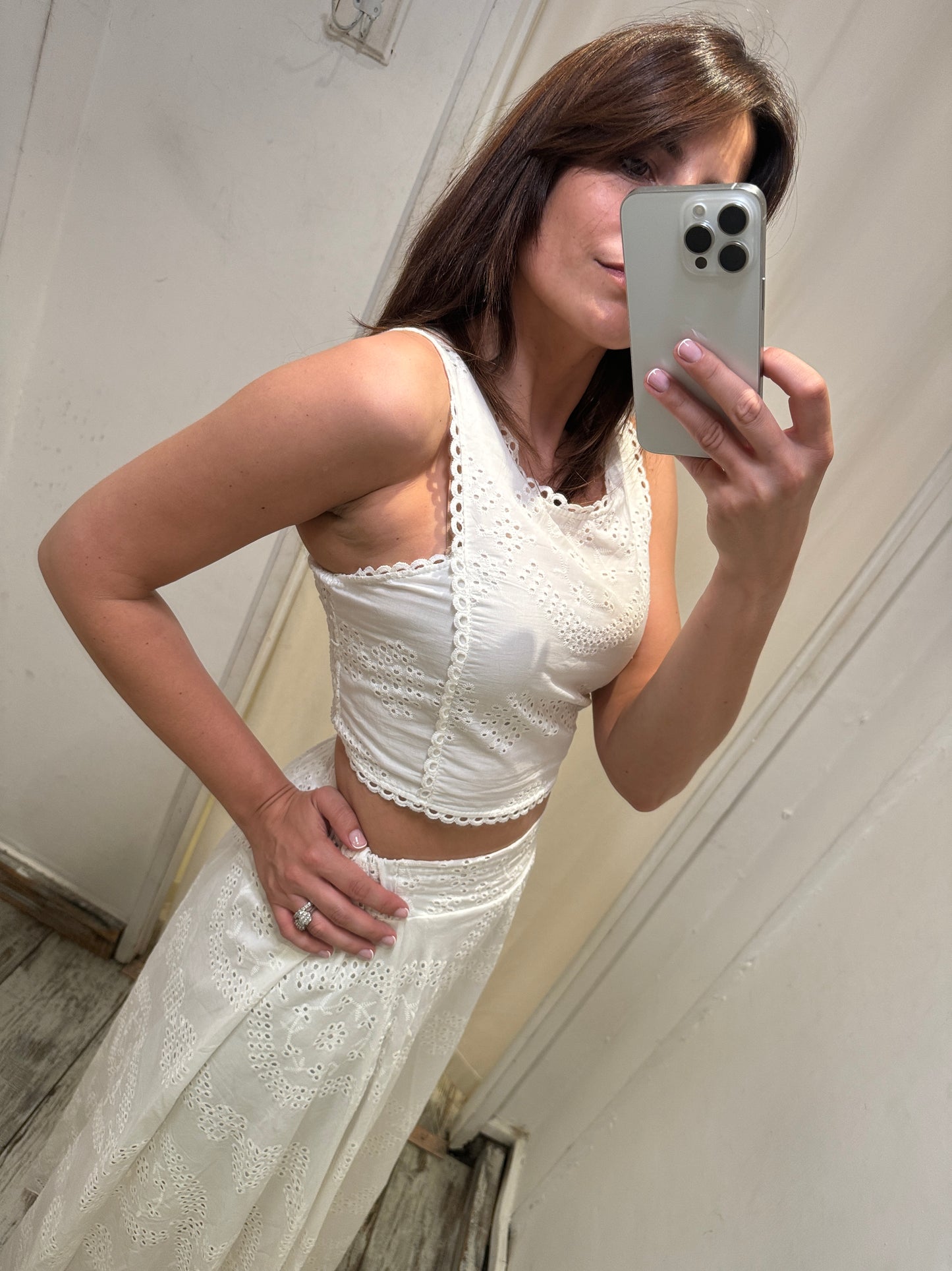 NEW COLLECTION - COORDINATO SANGALLO BIANCO