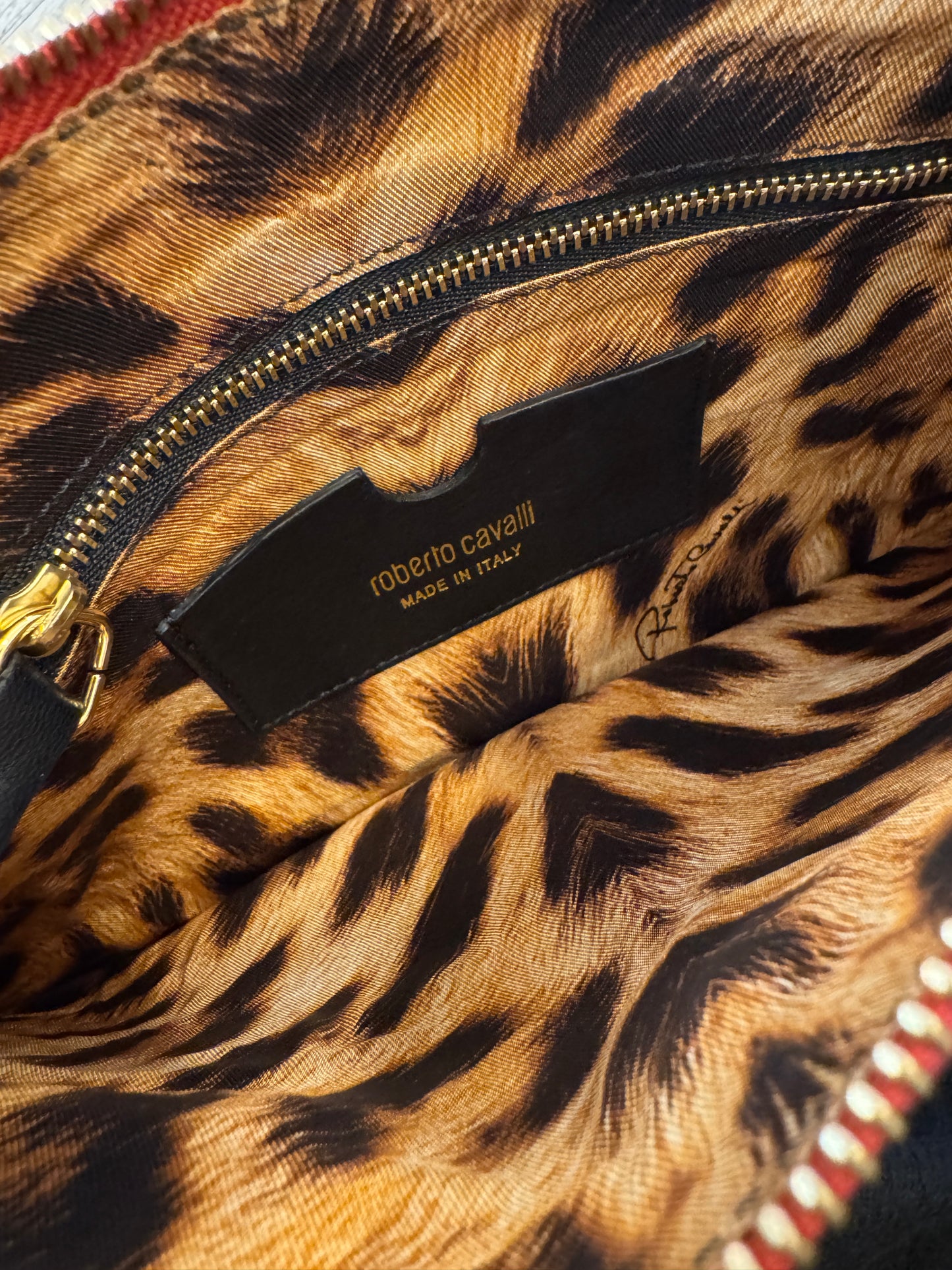 POCHETTE ROBERTO CAVALLI CON TRACOLLA