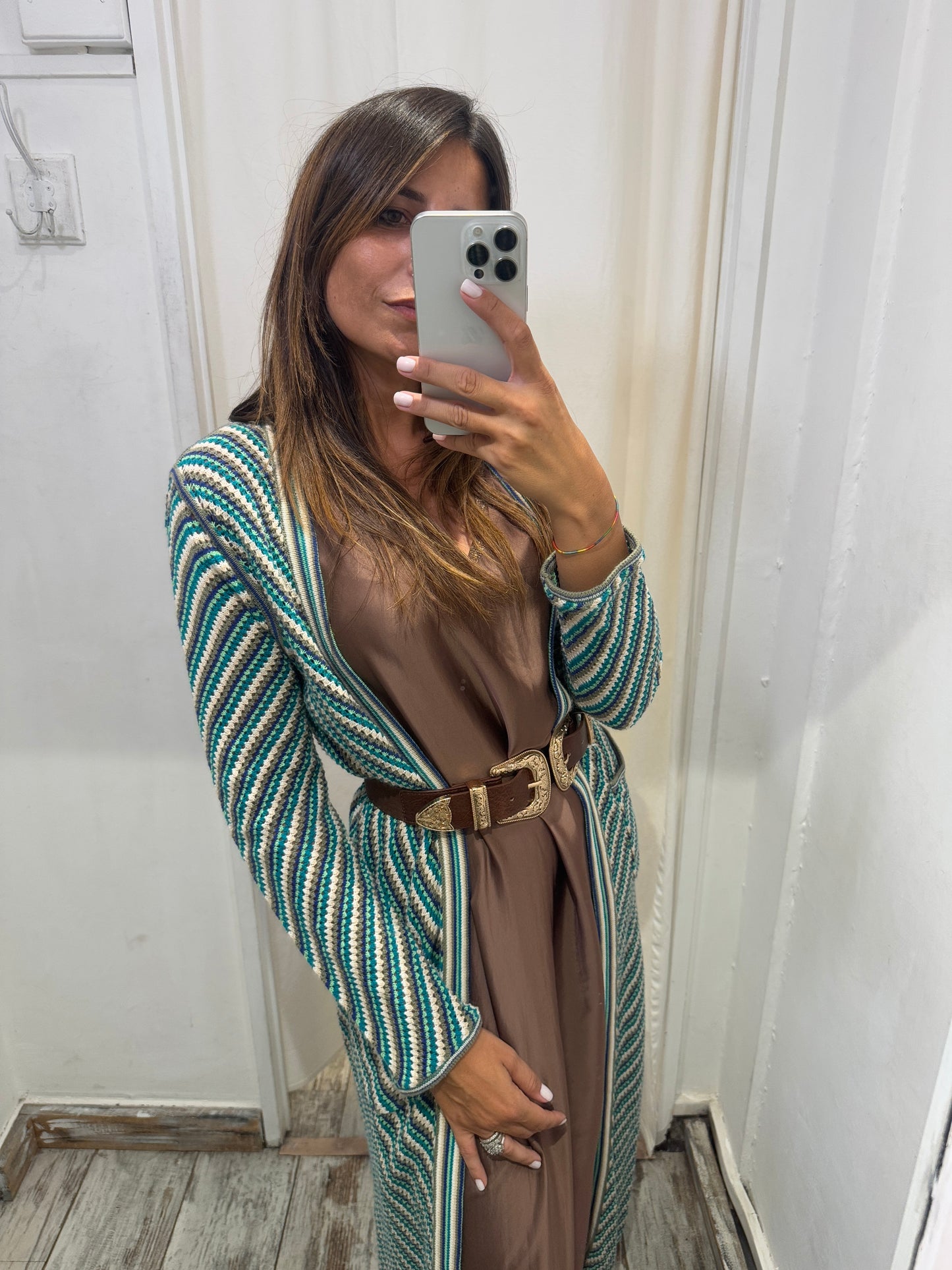 CARDIGAN LUNGO SWEET CASHMERE IN MAGLIA