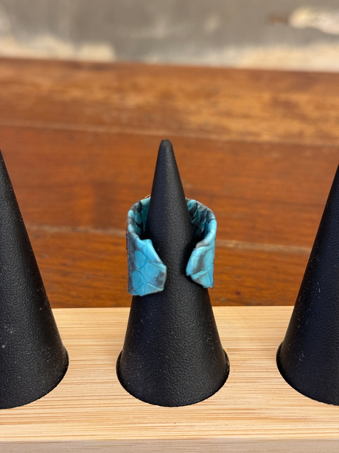 ANELLO RAME E PIETRA