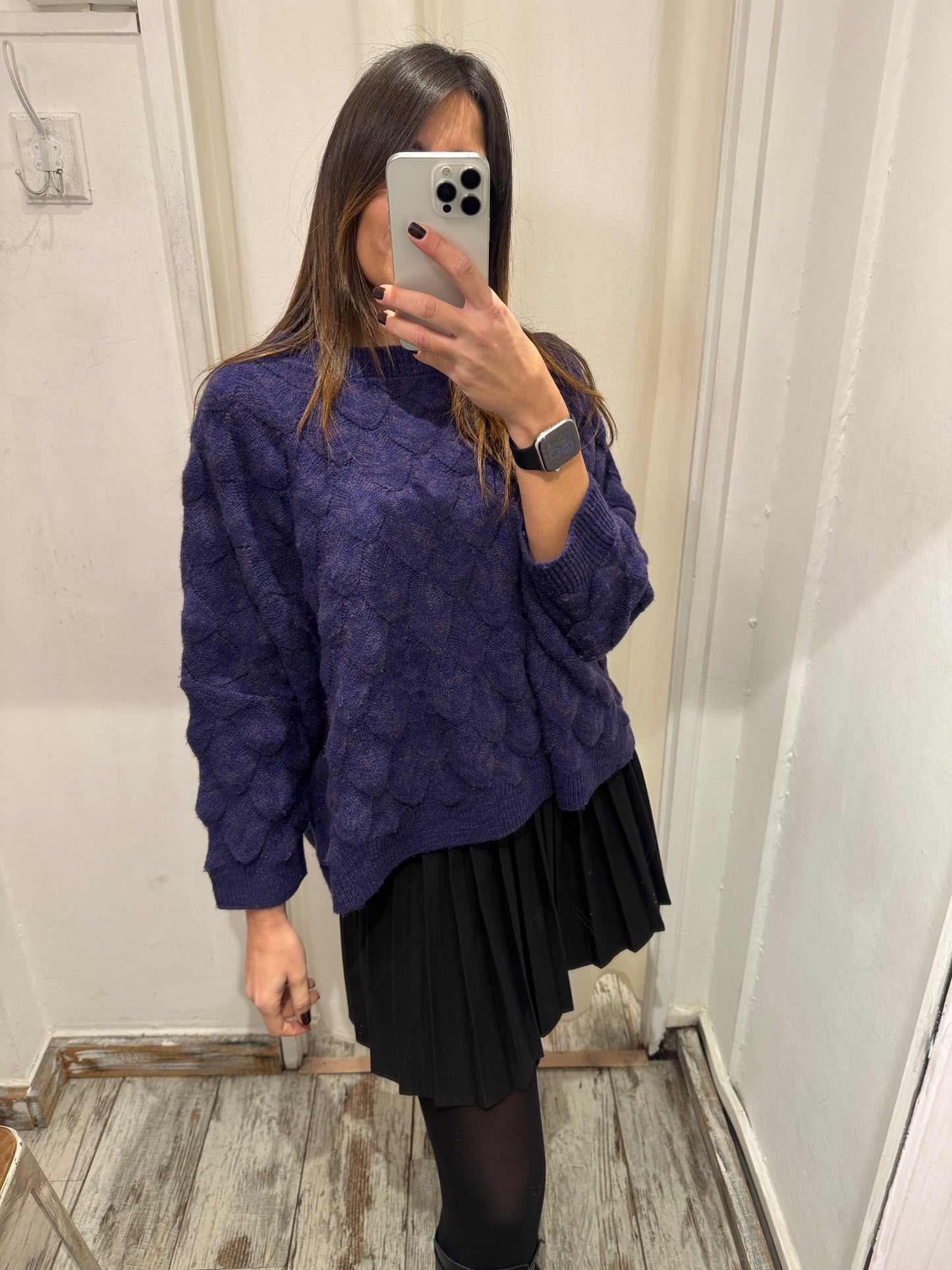 MAGLIA KUIT KUIT VIOLA OVER