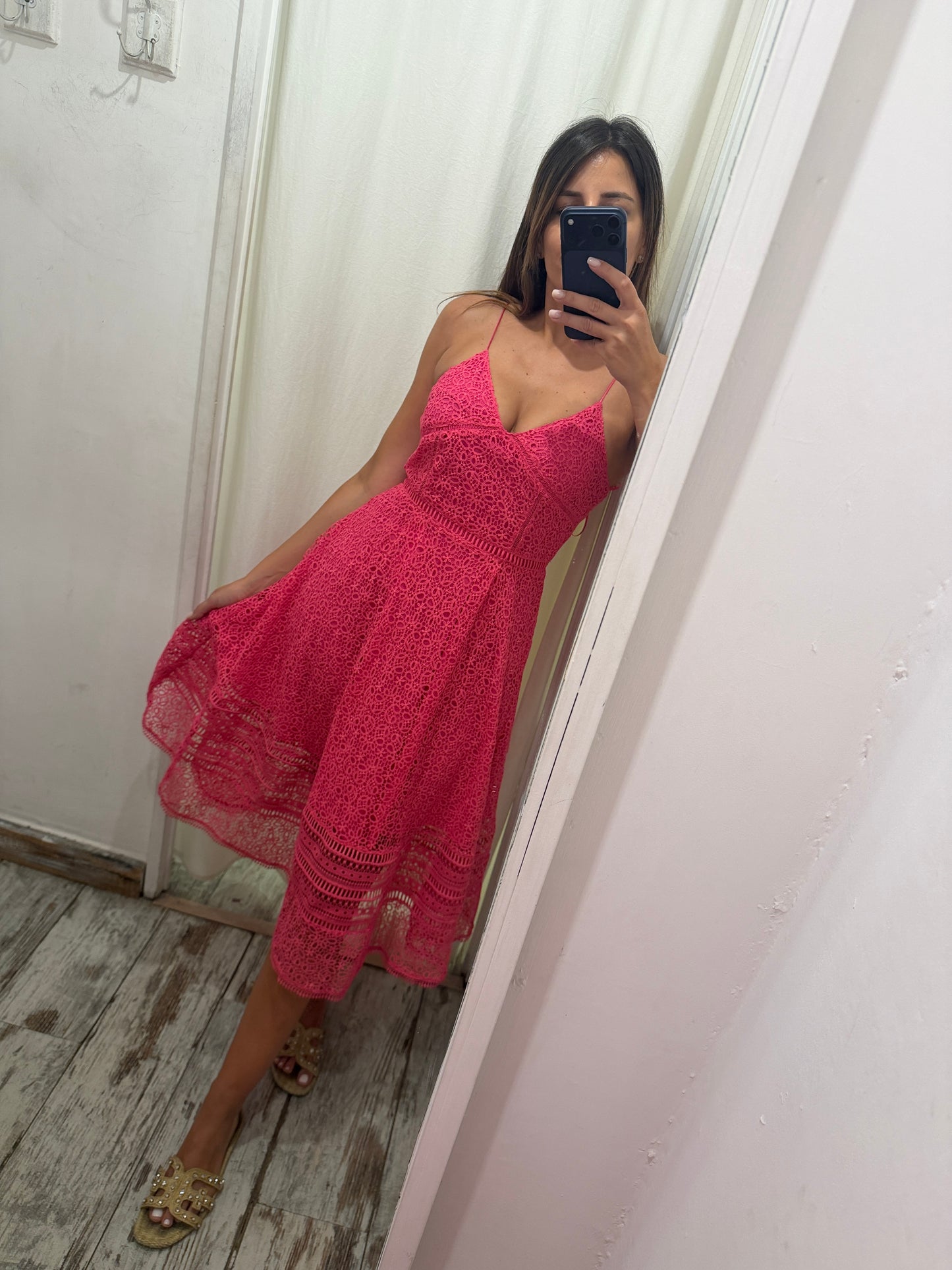 ABITO MAX&CO PIZZO FUCSIA