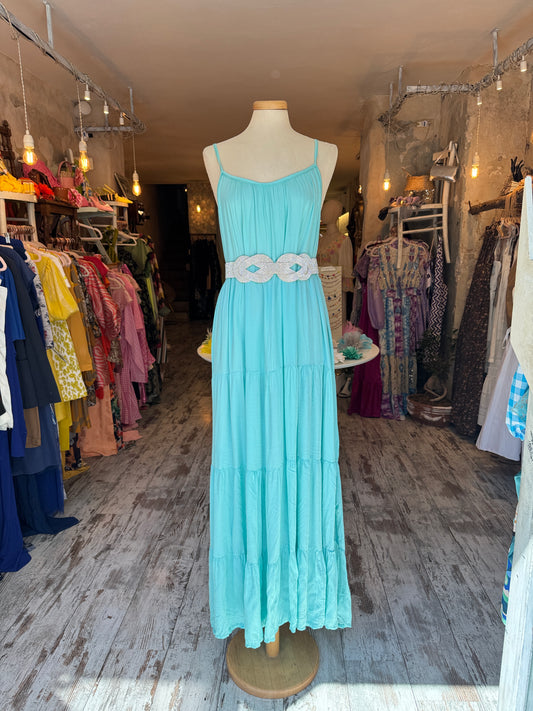 ABITO TIFFANY SATIN LUNGO