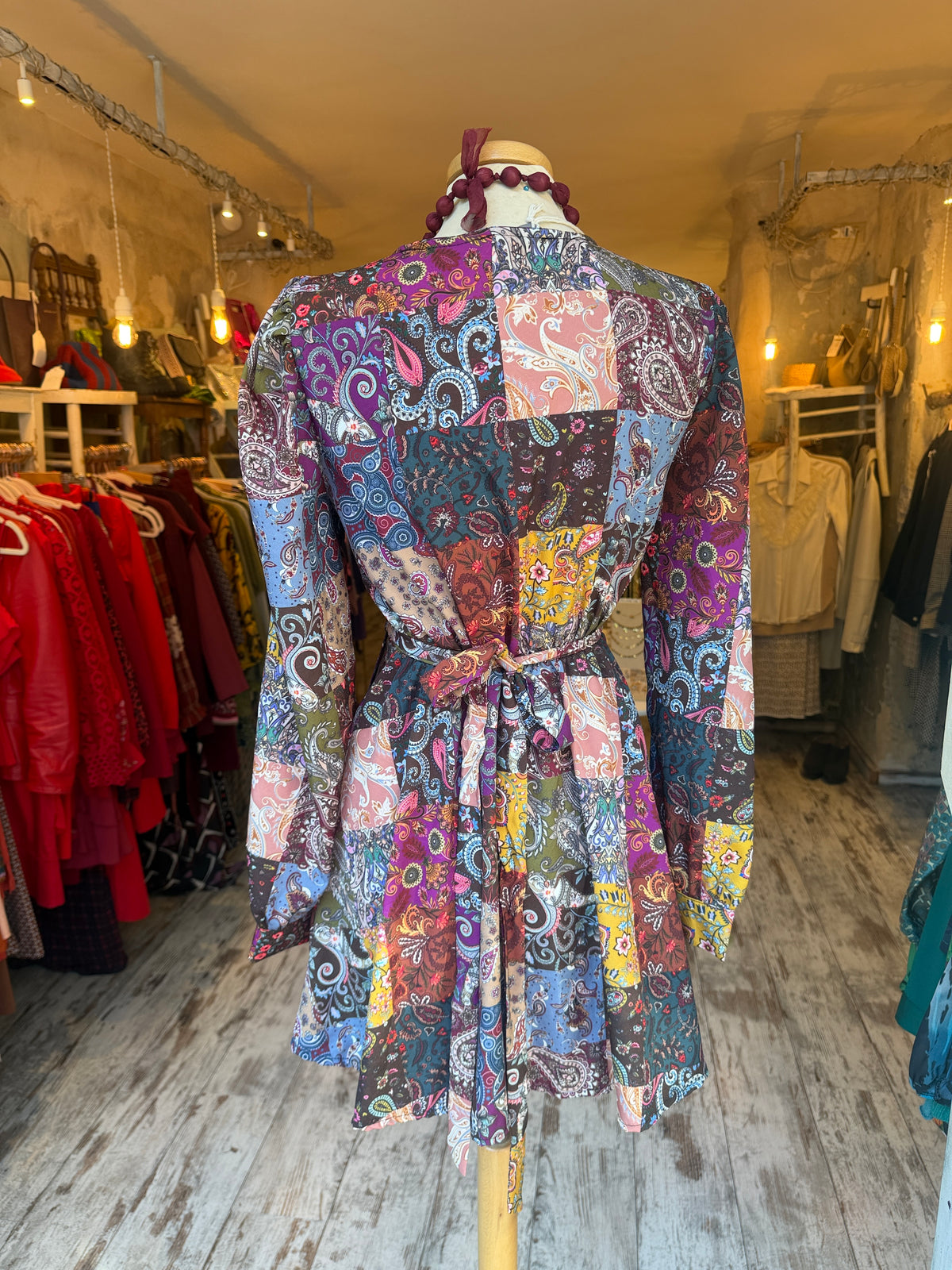 ABITO A PORTAFOGLIO PATCHWORK