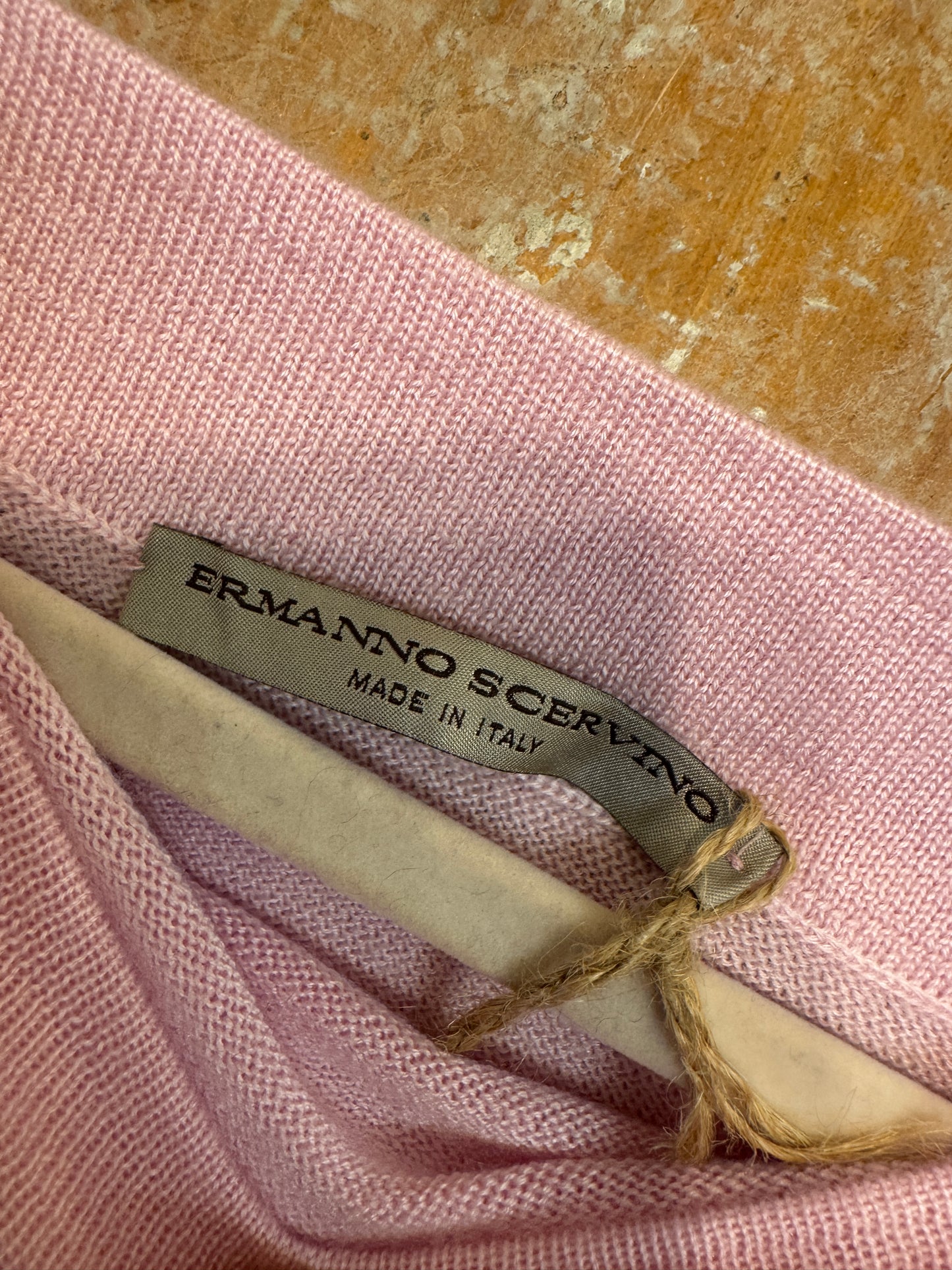 MAGLIA ERMANNO SCERVINO ROSA TRAFORATA