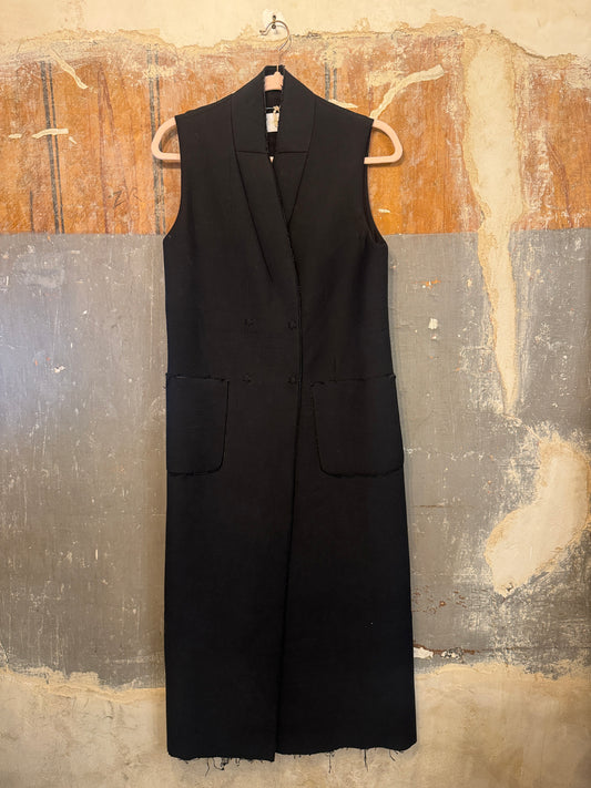 GILET LUNGO MERCI NERO