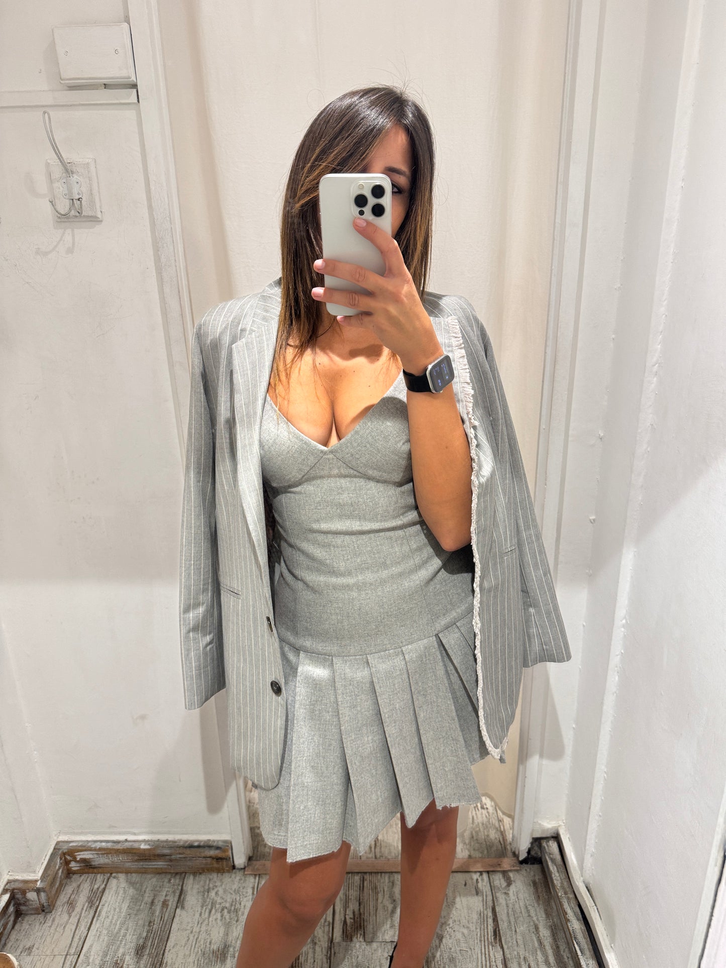 BLAZER TRUE TRADITION GRIGIO GESSATO